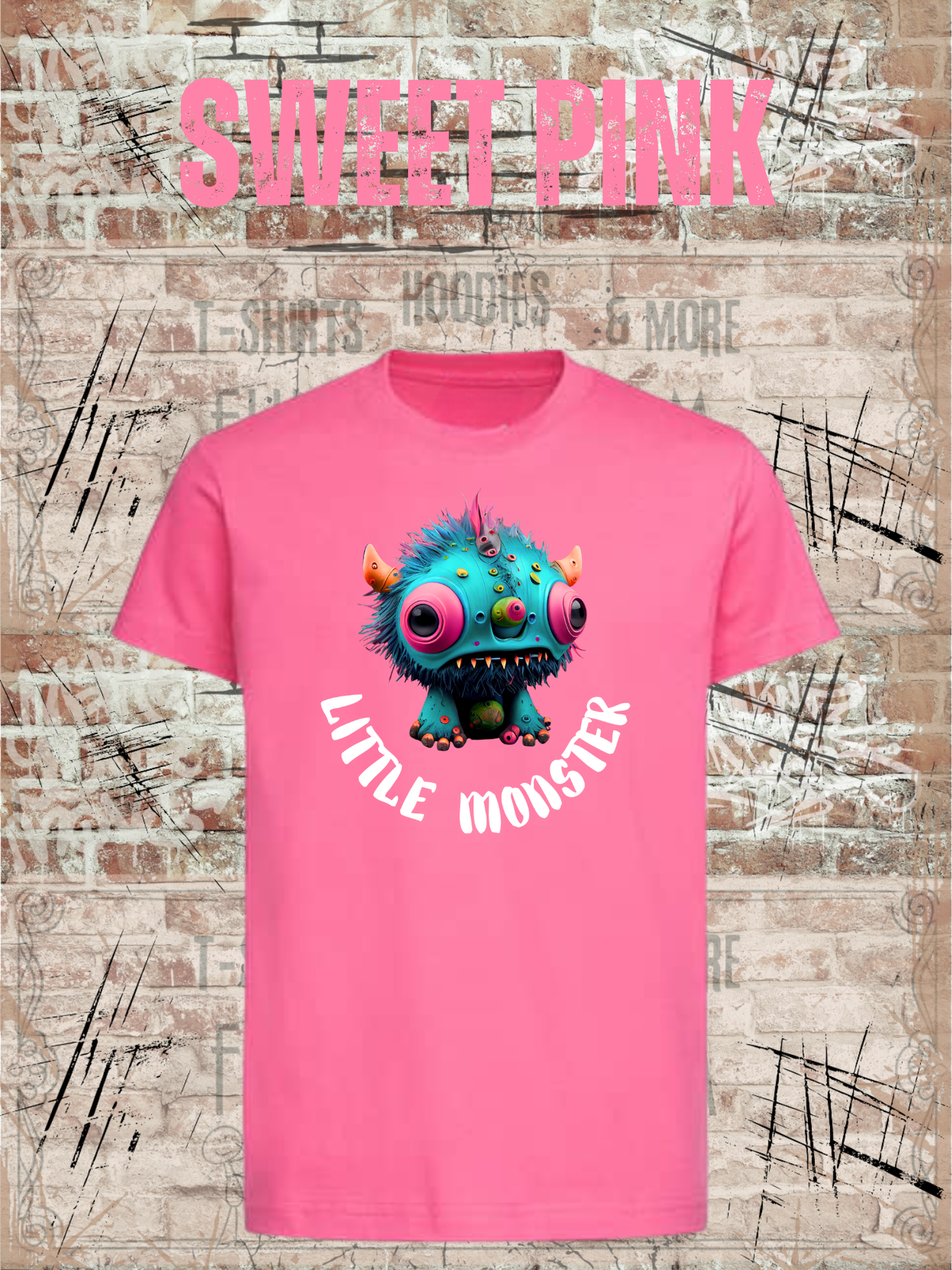 Kinder T-Shirt Little Monster - Süßes Monster Shirt für Kids