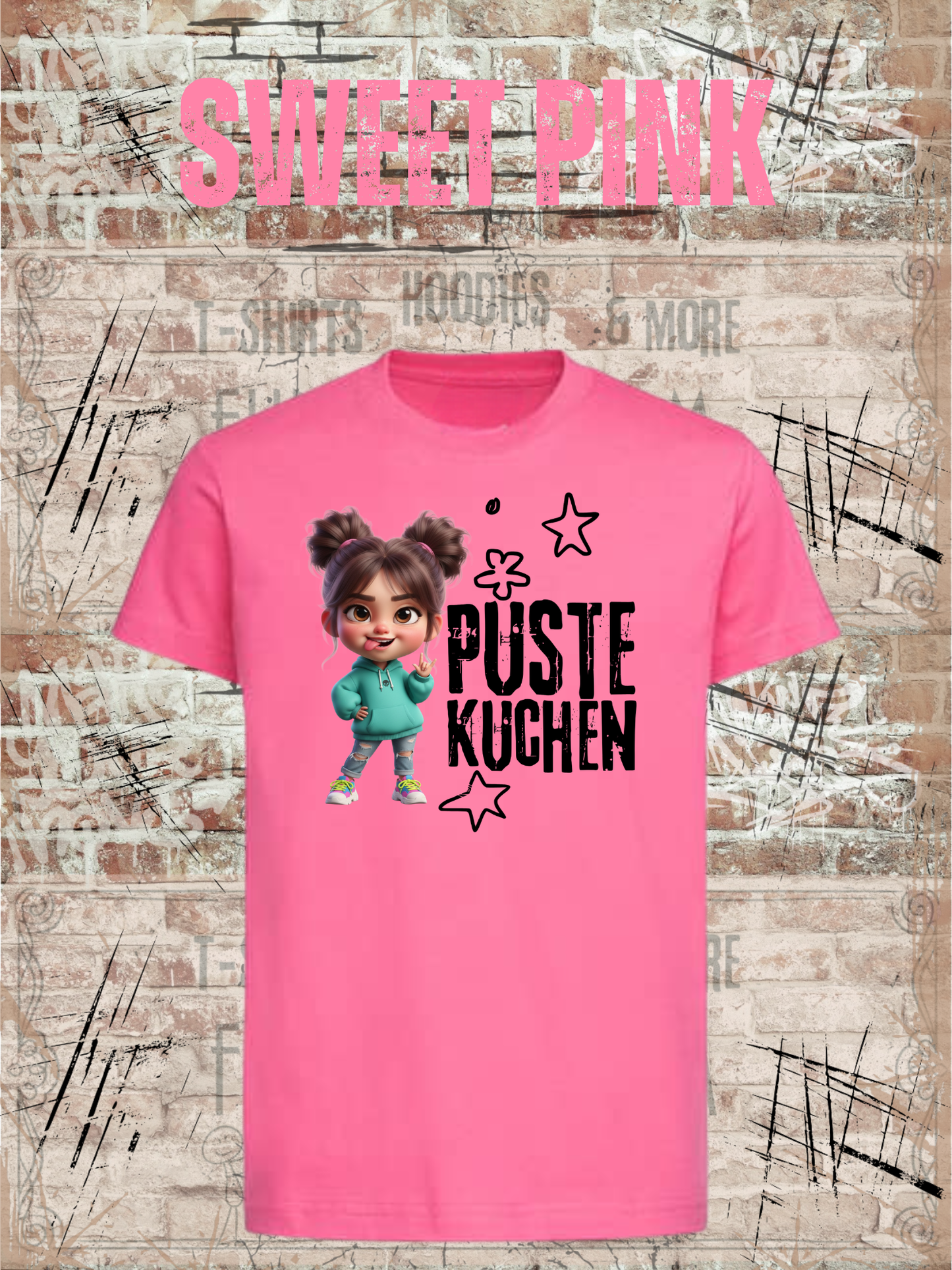 Pustekuchen! - Witziges Kinder T-Shirt Kurzarm