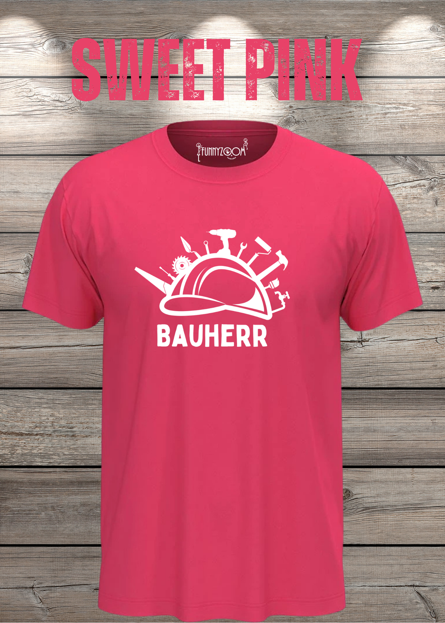 Herren T-Shirt Bauherr Geschenkidee für Hausbesitzer Witziges T-Shirt mit Spruch Lustiges Freizeit T-Shirt Haus bauen