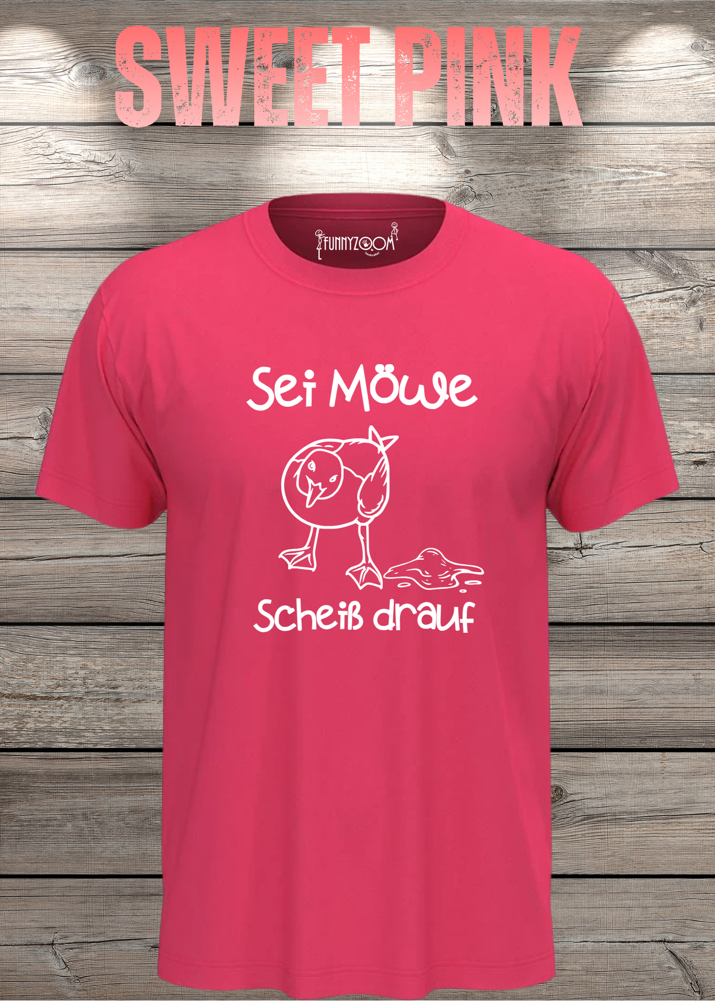 T-Shirt Sei Möwe scheiß drauf - Lustige Sprüche Geschenkidee Geburtstag Unisex viele Farben