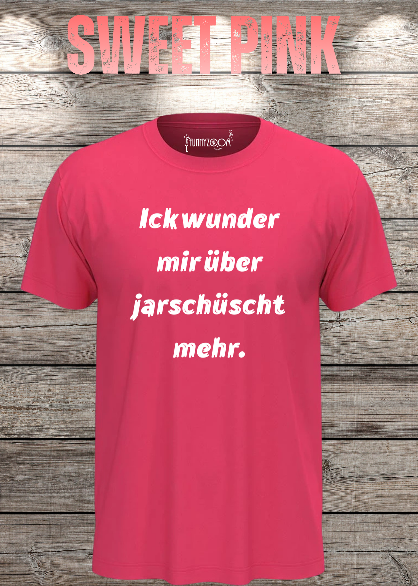 Ick wunder mich über jarnüscht mehr T-Shirt - Lustige Sprüche Geschenkidee - Freizeit Unisex viele Farben