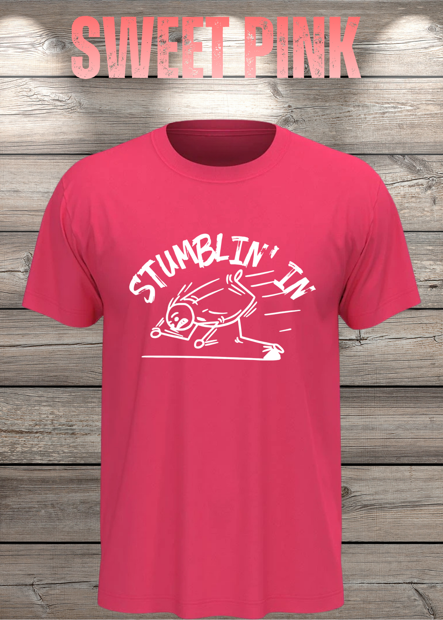 Stumblin' In - Witziges Musik T-Shirt mit Spruch