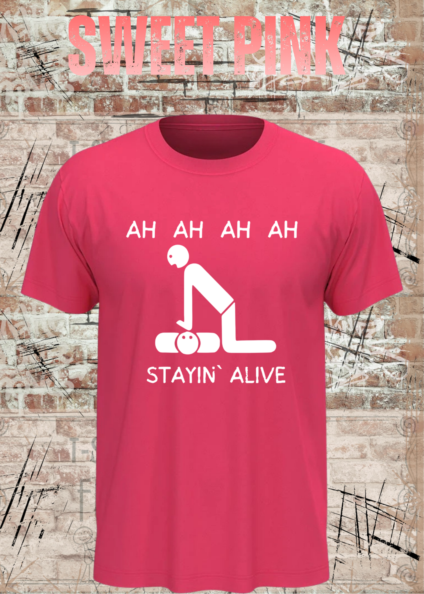 Stayin Alive T-Shirt – Lustiges Rettungsdienst & Krankenpflege Shirt Geschenk