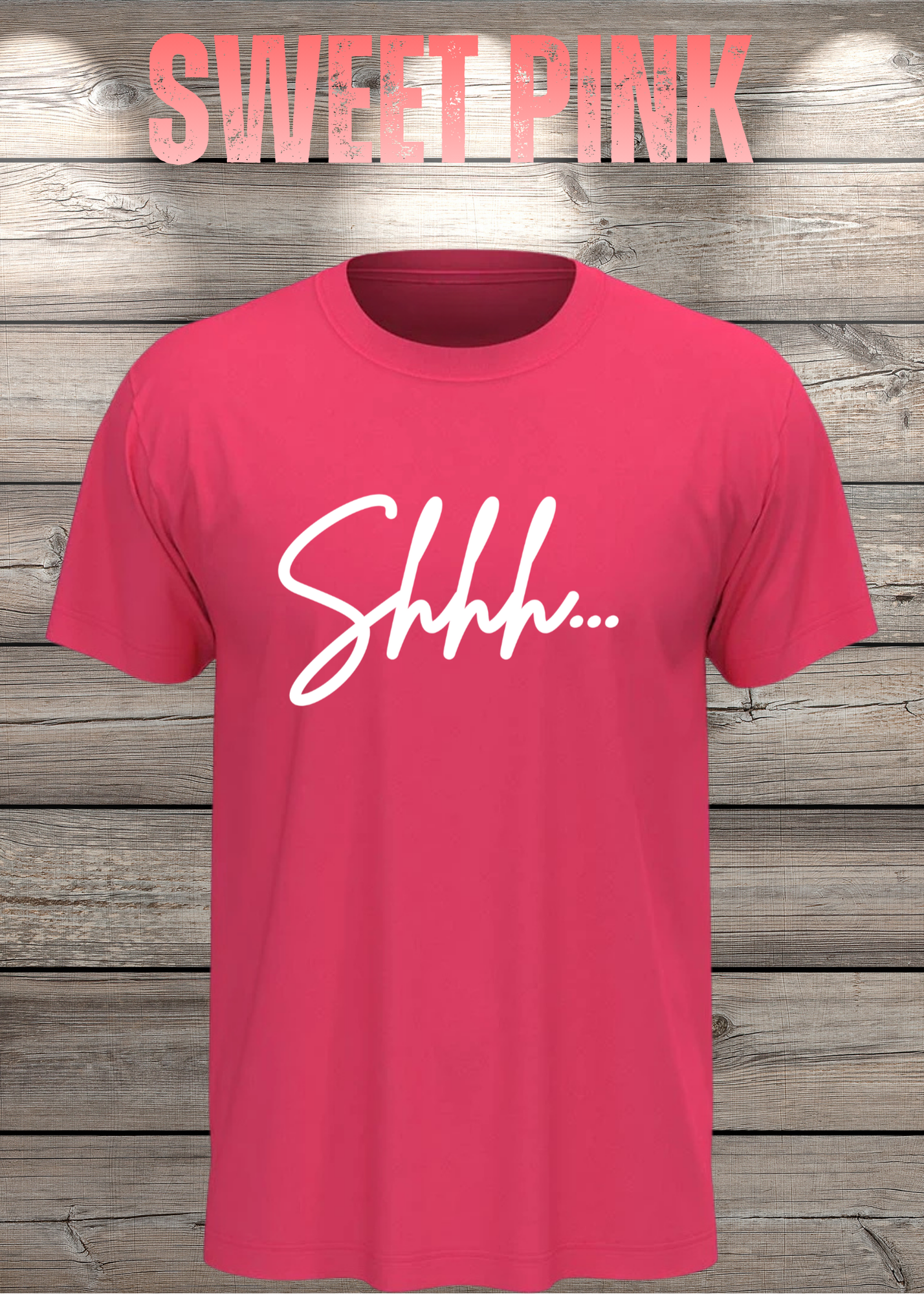 T-Shirt Shhh... - Geschenkidee T-Shirt - T-Shirt mit Spruch - Witziges T-Shirt - T-Shirt Freizeit - Lustiges T-Shirt Unisex