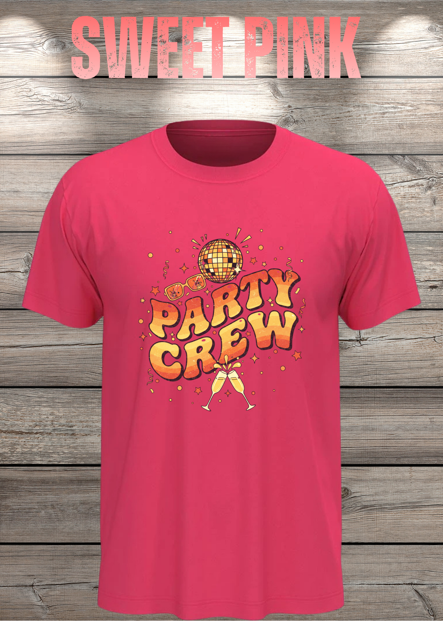 T-Shirt 'Party Crew' - Witziges Party-Shirt für echte Feierlöwen