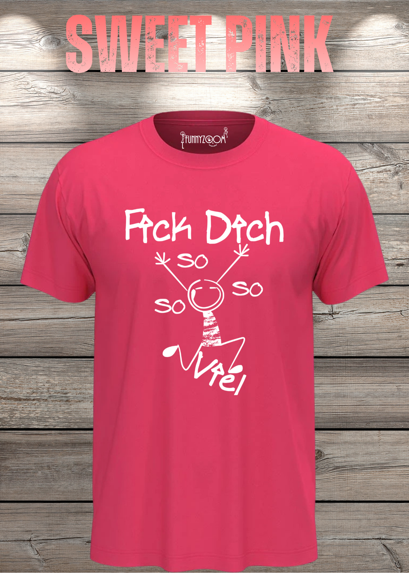 T-Shirt 'Fick Dich So So So So viel' - Lustiges Statement Geschenk Unisex
