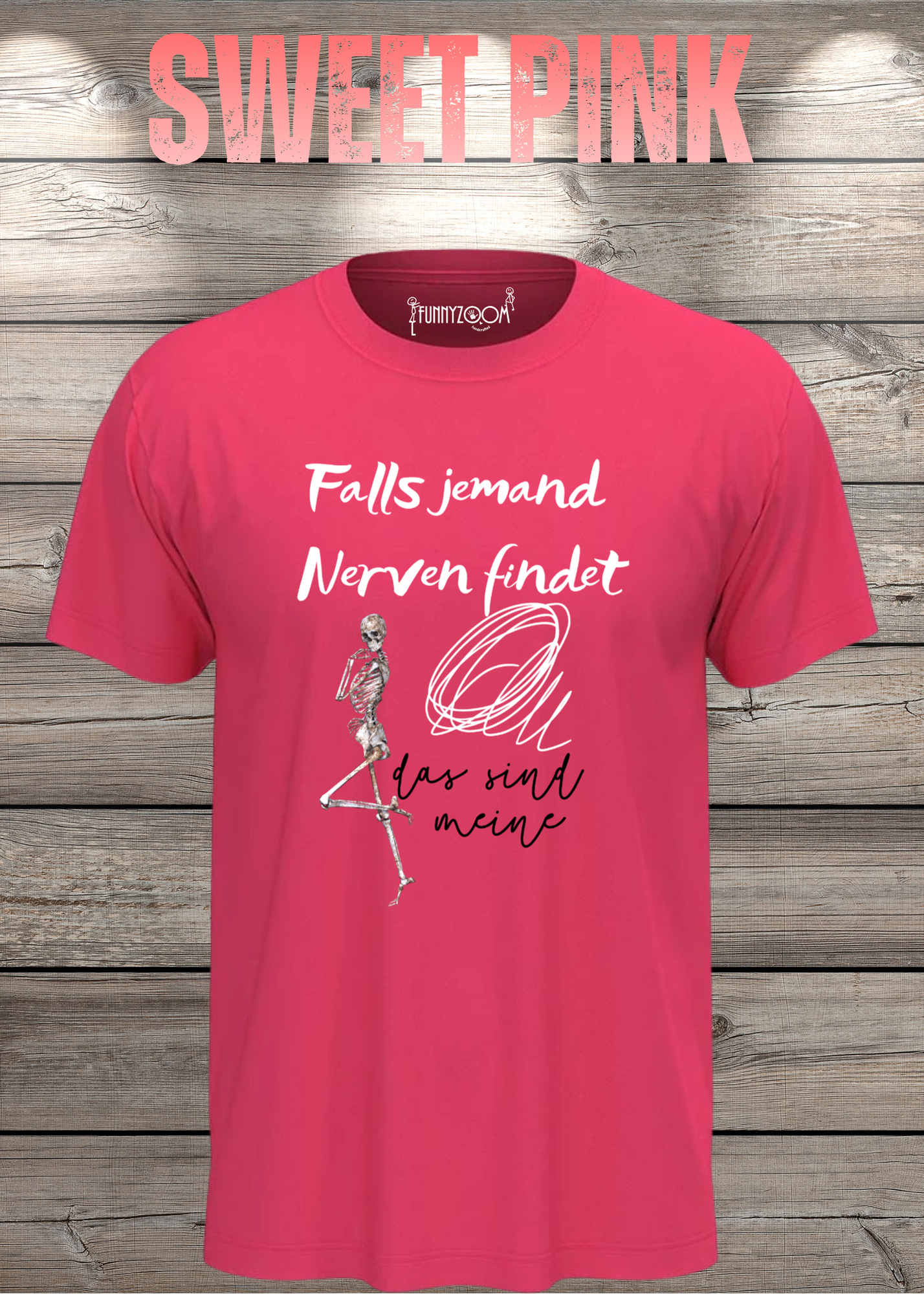 T-Shirt 'Falls jemand Nerven findet das sind meine' - Witziges Geschenk Unisex