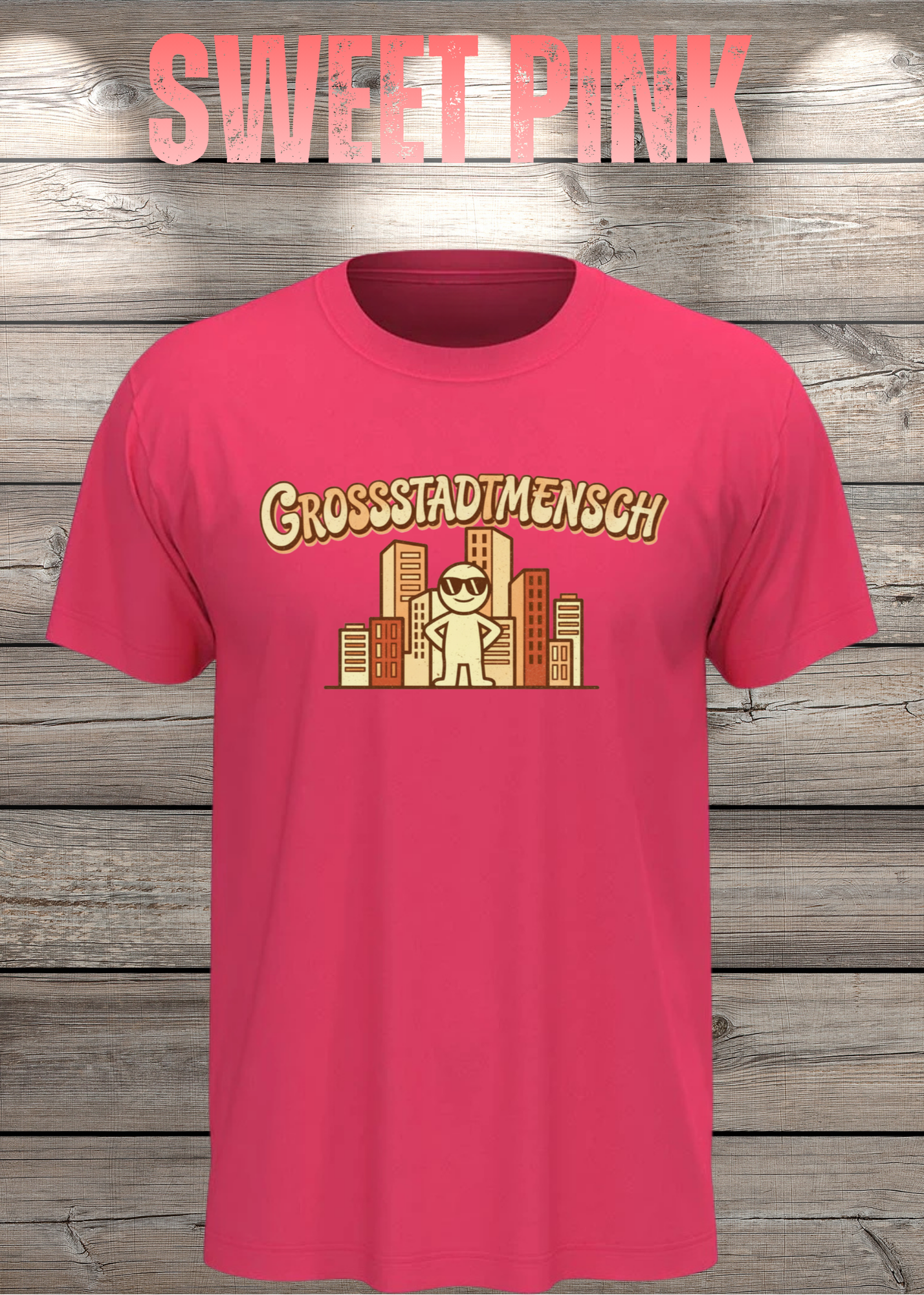 T-Shirt 'Großstadtmensch' - Witziges City-Shirt für Stadtliebhaber