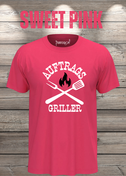 Auftrags-Griller T-Shirt in Sweet Pink.