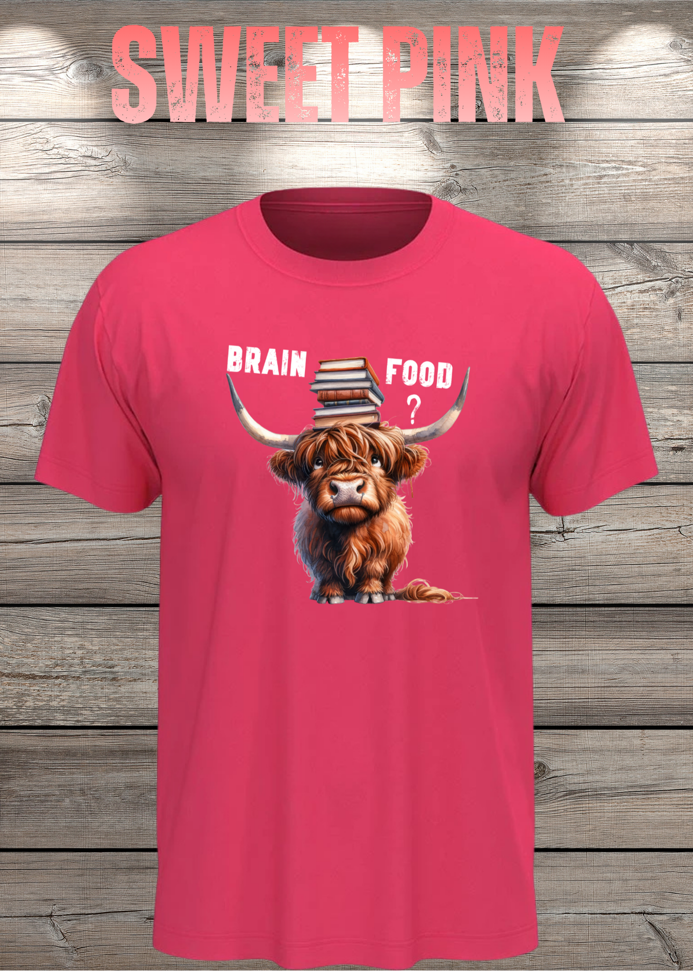 Highland Kuh Unisex T-Shirt Brain food?
