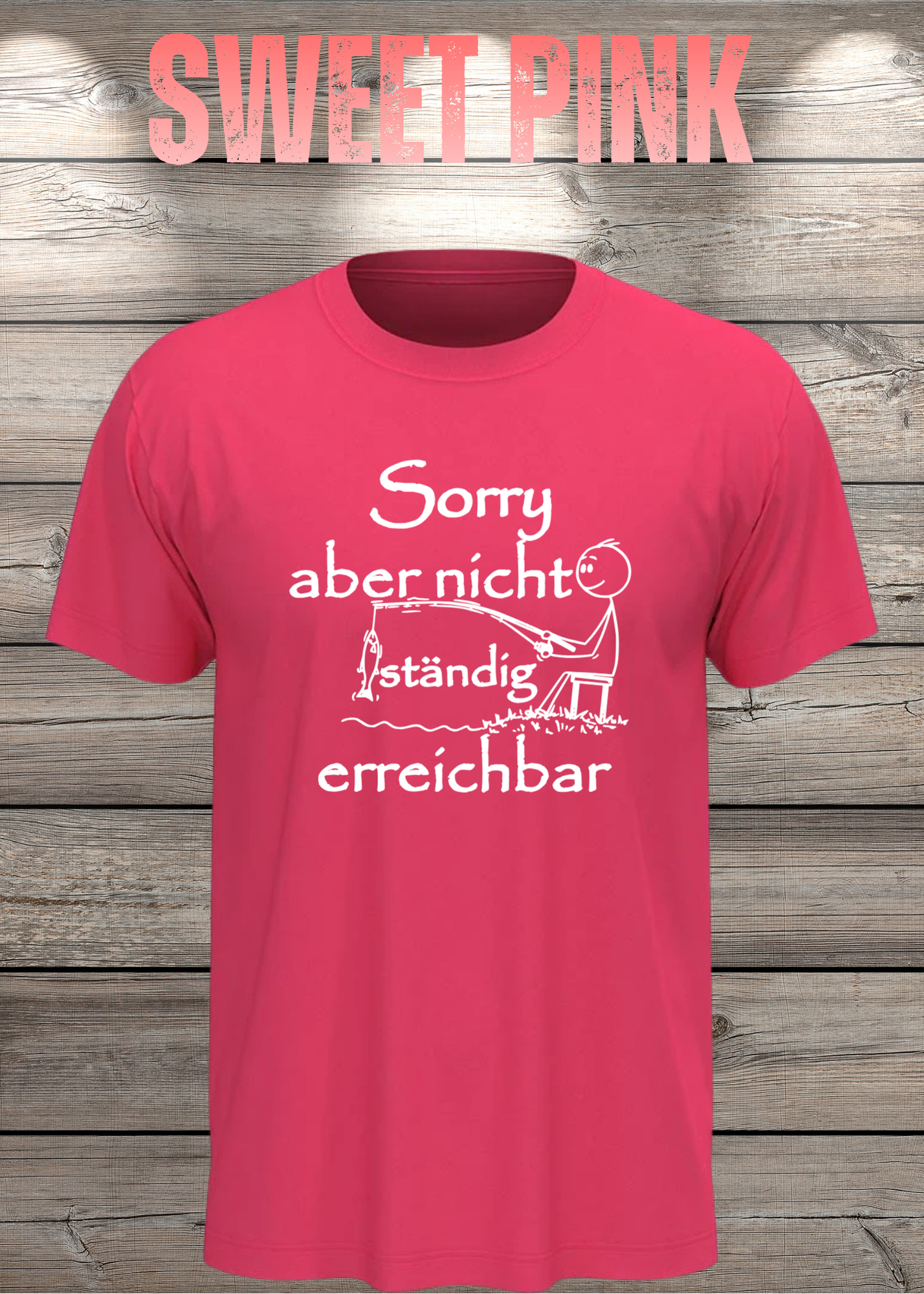 T-Shirt 'Sorry aber nicht ständig erreichbar' - Witziges Spruch-Shirt für Grenzensetzer
