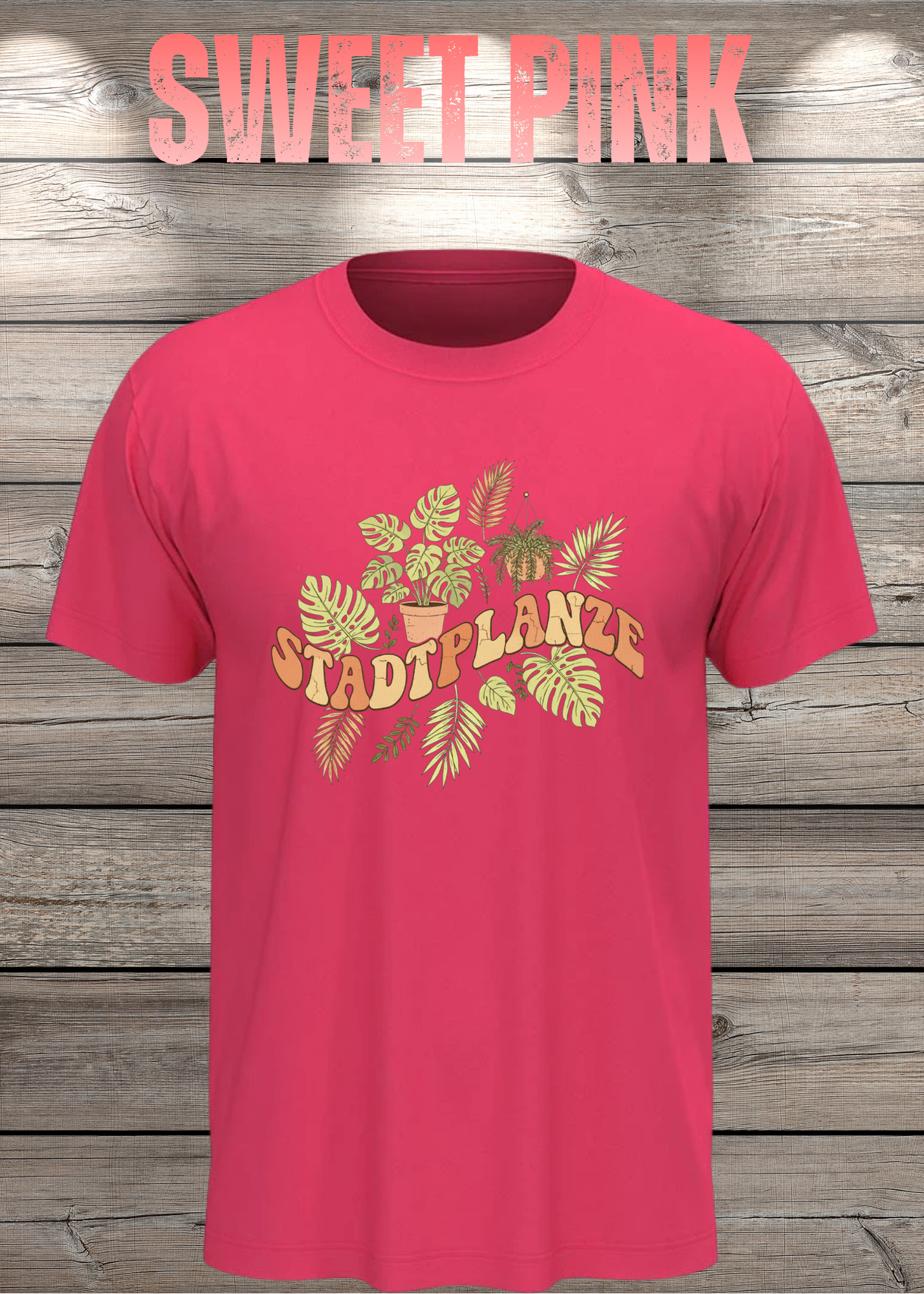 T-Shirt 'Stadtpflanze' - Witziges Spruch-Shirt für Urban-Naturliebhaber