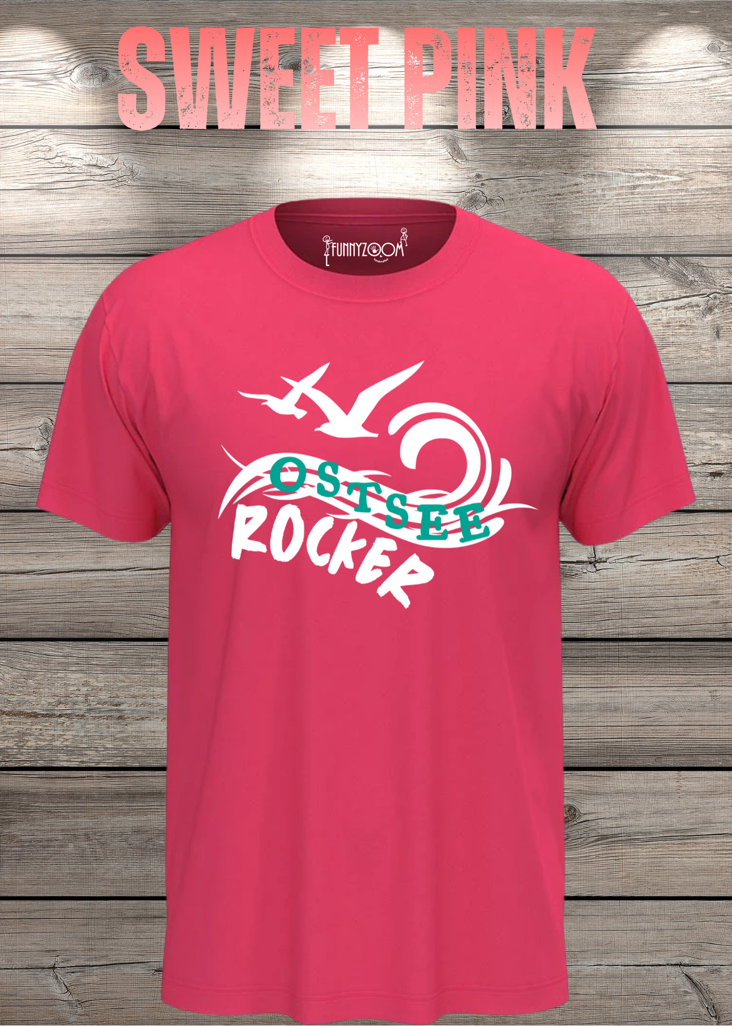 T-Shirt 'Ostsee Rocker' - Norddeutschland Geschenk Unisex Küsten-Style