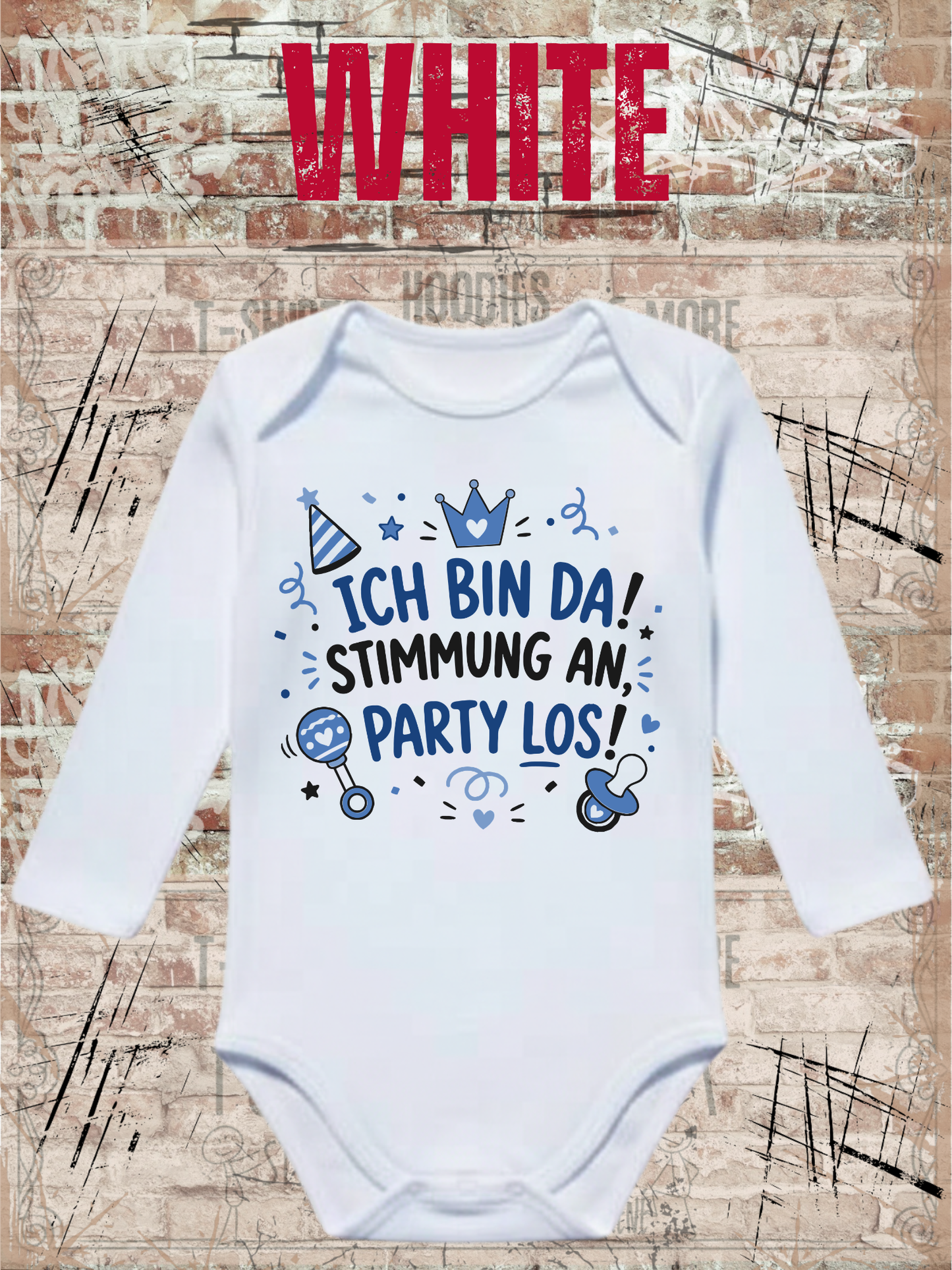 Ich bin da! Stimmung an, Party los! – Babybody Junge