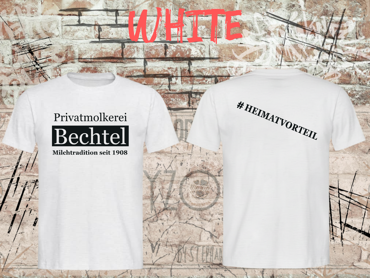 Privatmolkerei Bechtel T-Shirt Herren - Milchtradition seit 1908 | #Heimatvorteil