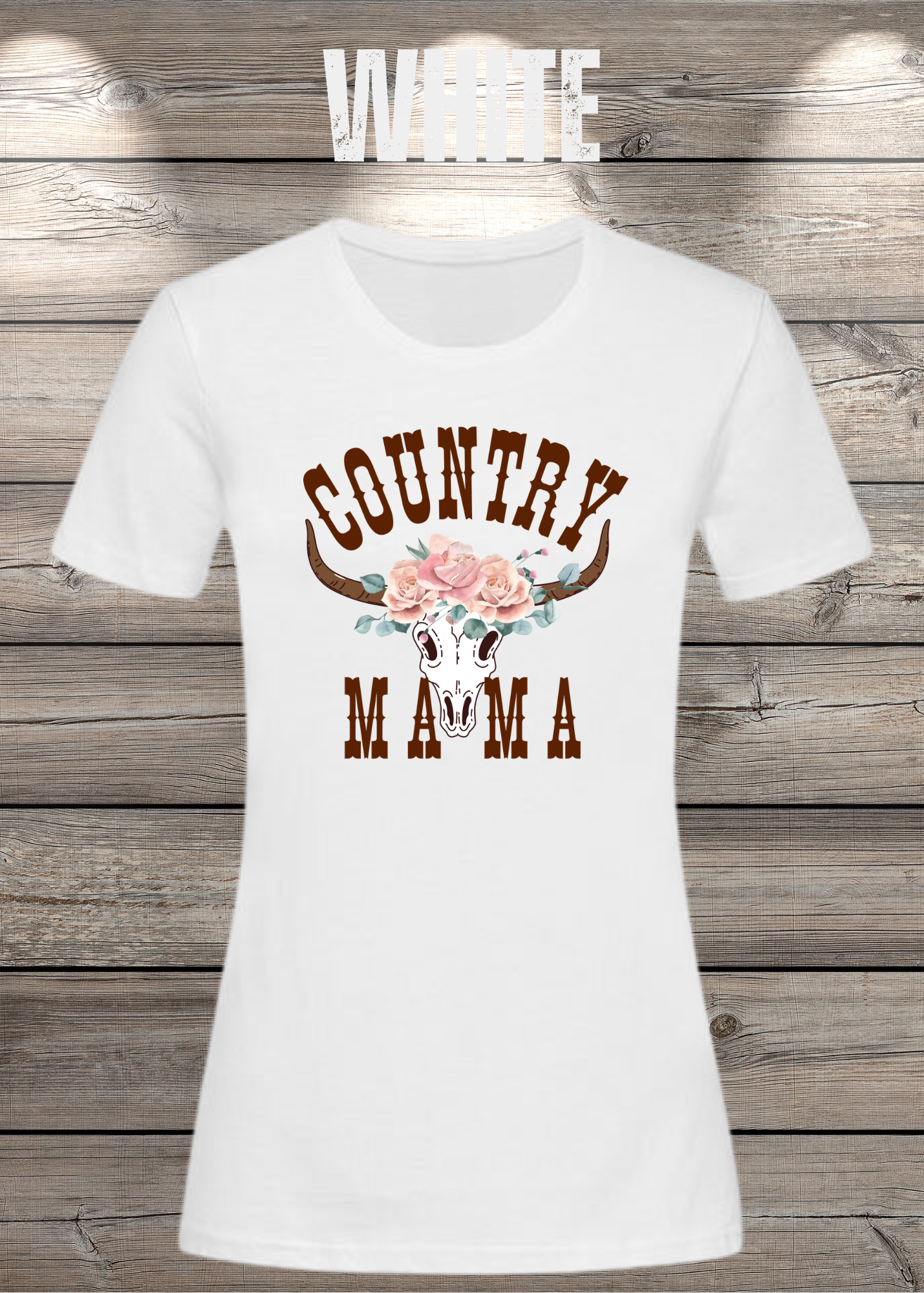 Country Mama T-Shirt - Freizeit Spruch Shirt für Damen