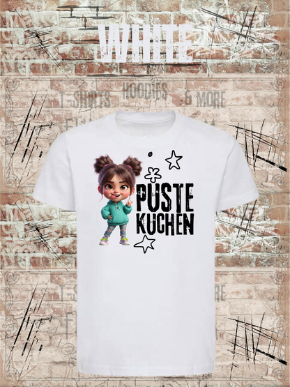 Kinder-T-Shirt „Pustekuchen!“ in White.