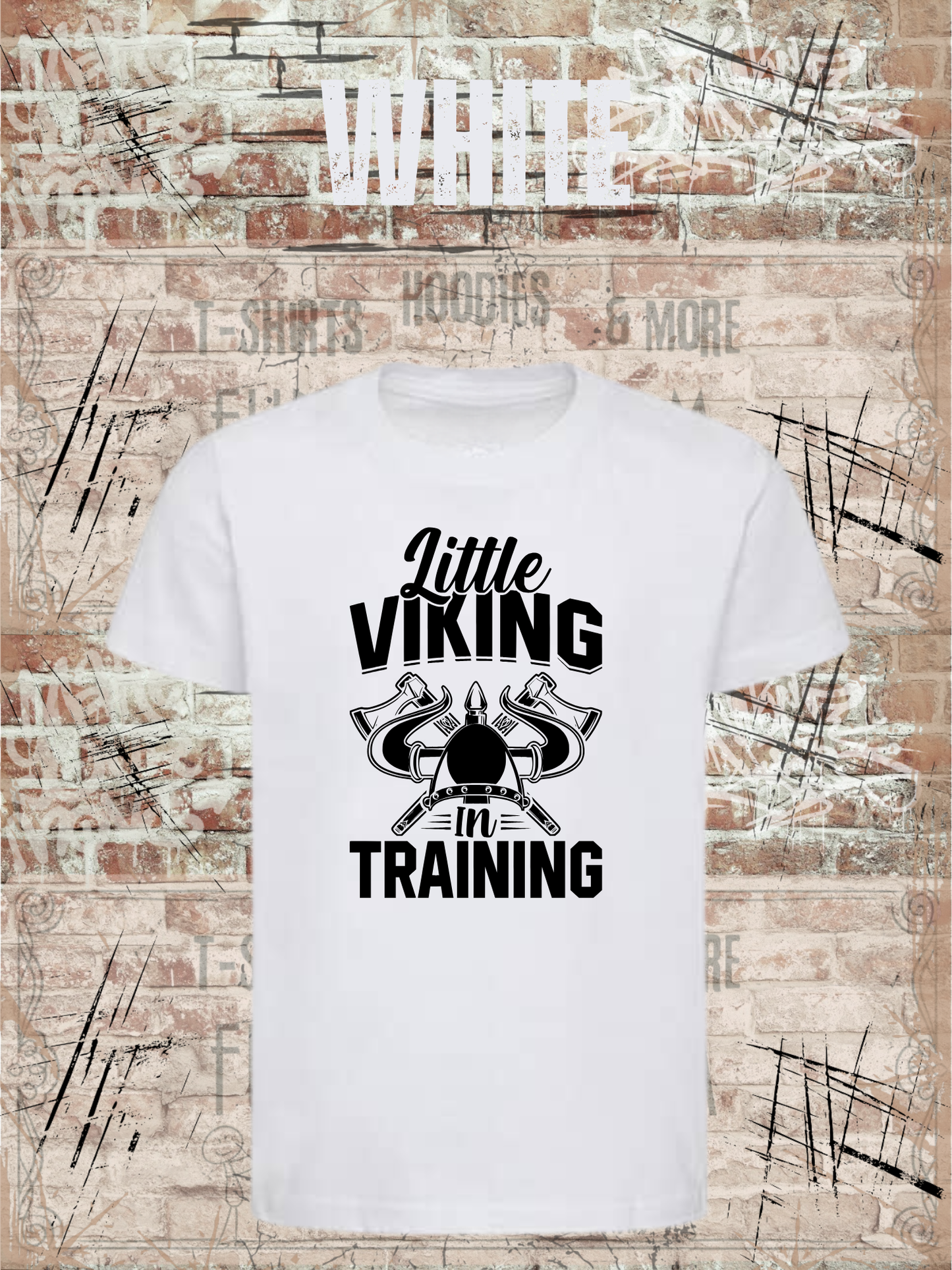 Kinder T-Shirt Little Viking in Training - Wikinger Shirt für Jungen & Mädchen
