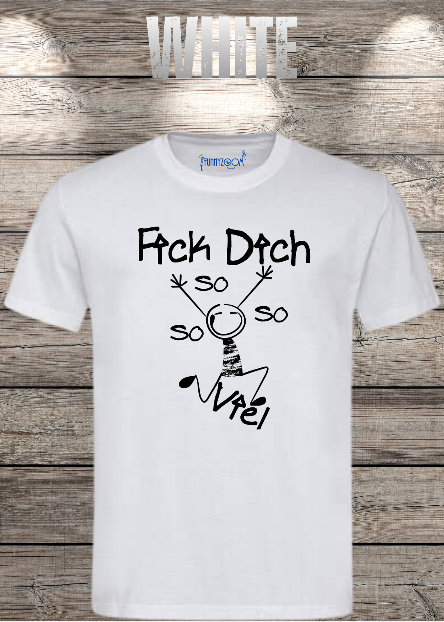 T-Shirt 'Fick Dich So So So So viel' - Lustiges Statement Geschenk Unisex