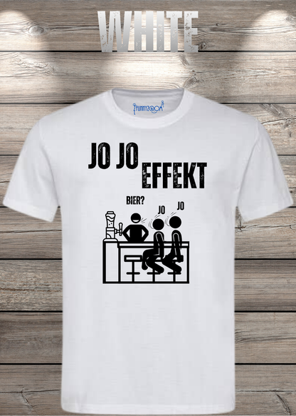 Jo Jo Effekt T-Shirt in White.