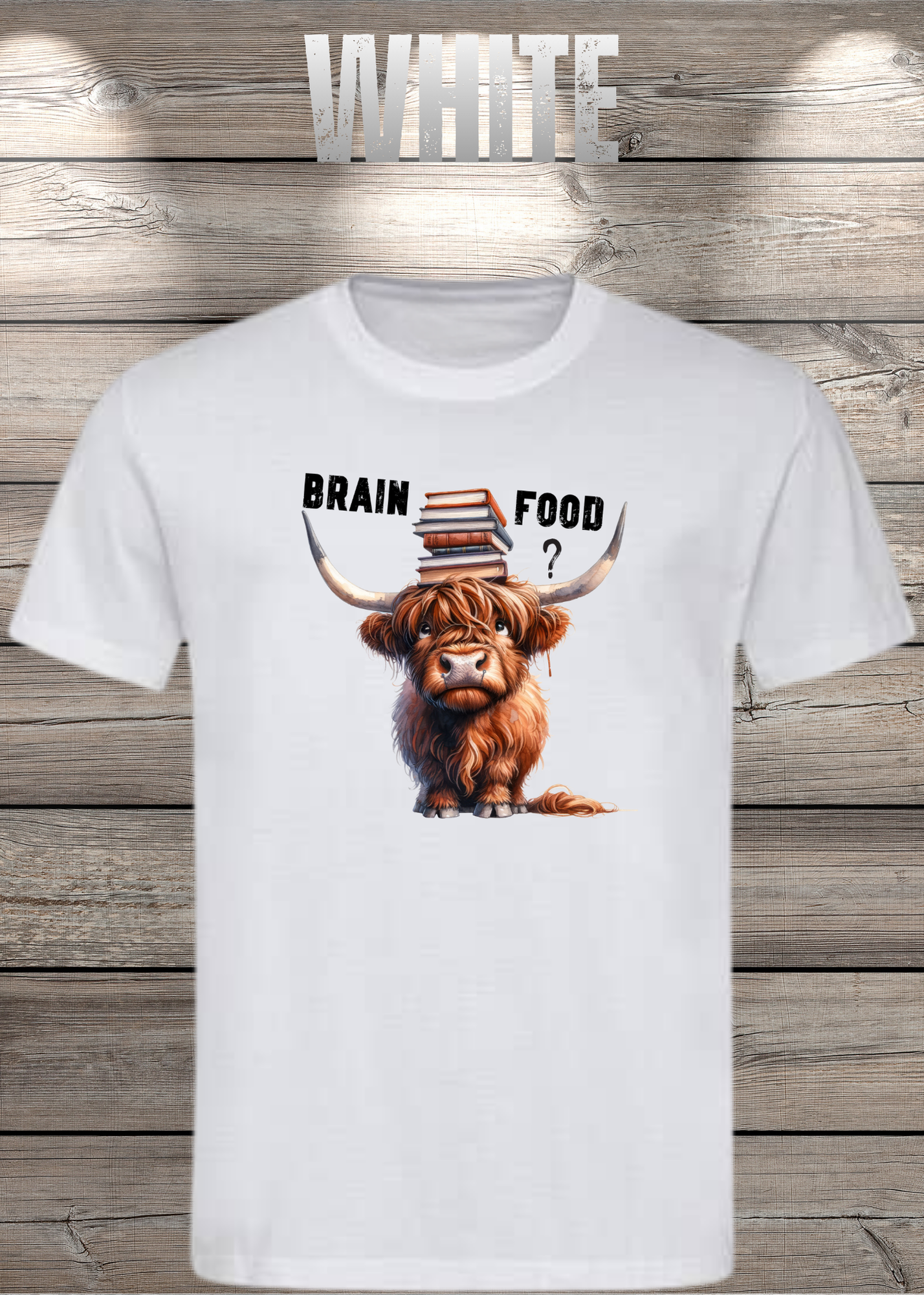 Highland Kuh Unisex T-Shirt Brain food?