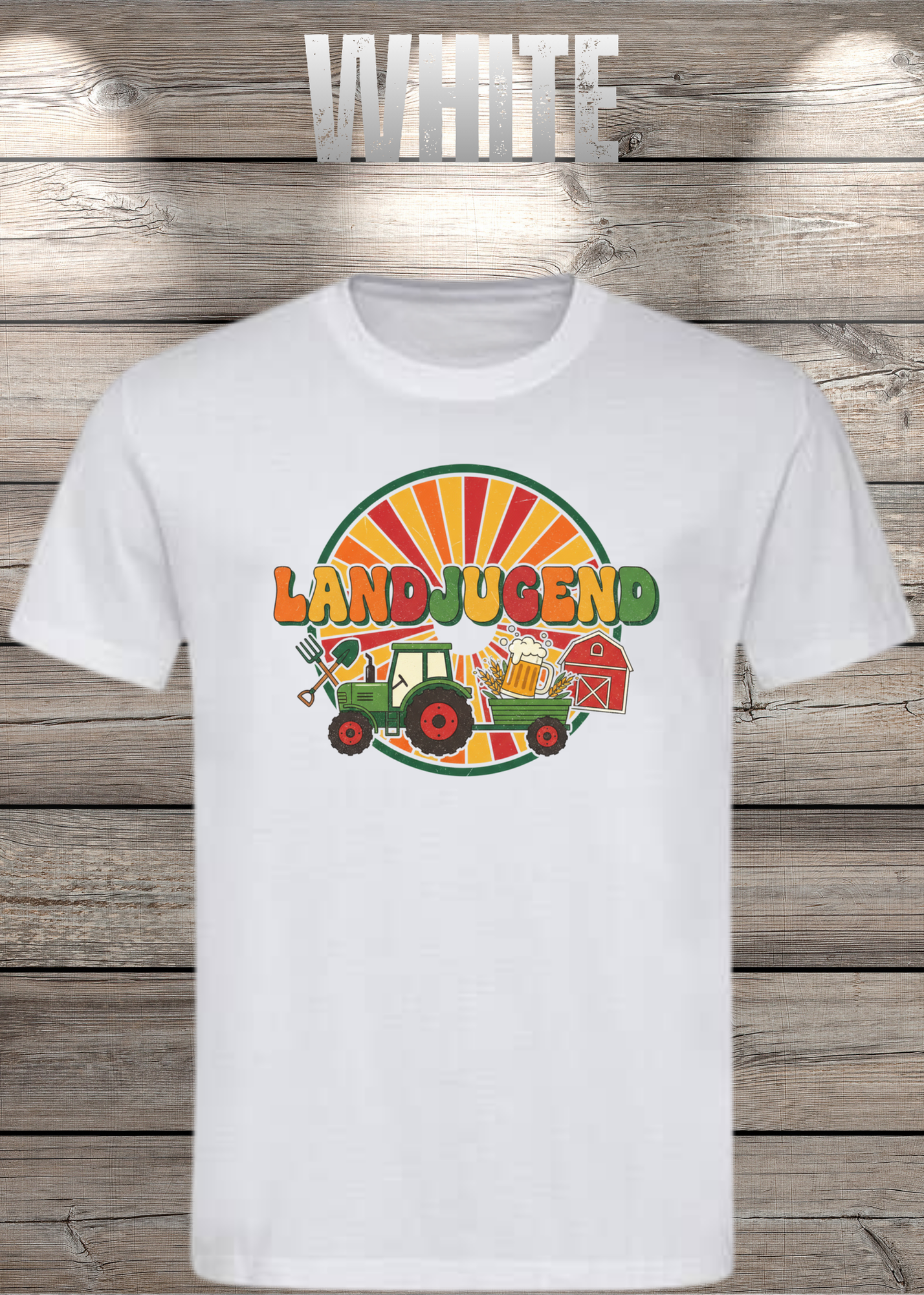 T-Shirt 'Landjugend' - Witziges Statement-Shirt für Landliebhaber