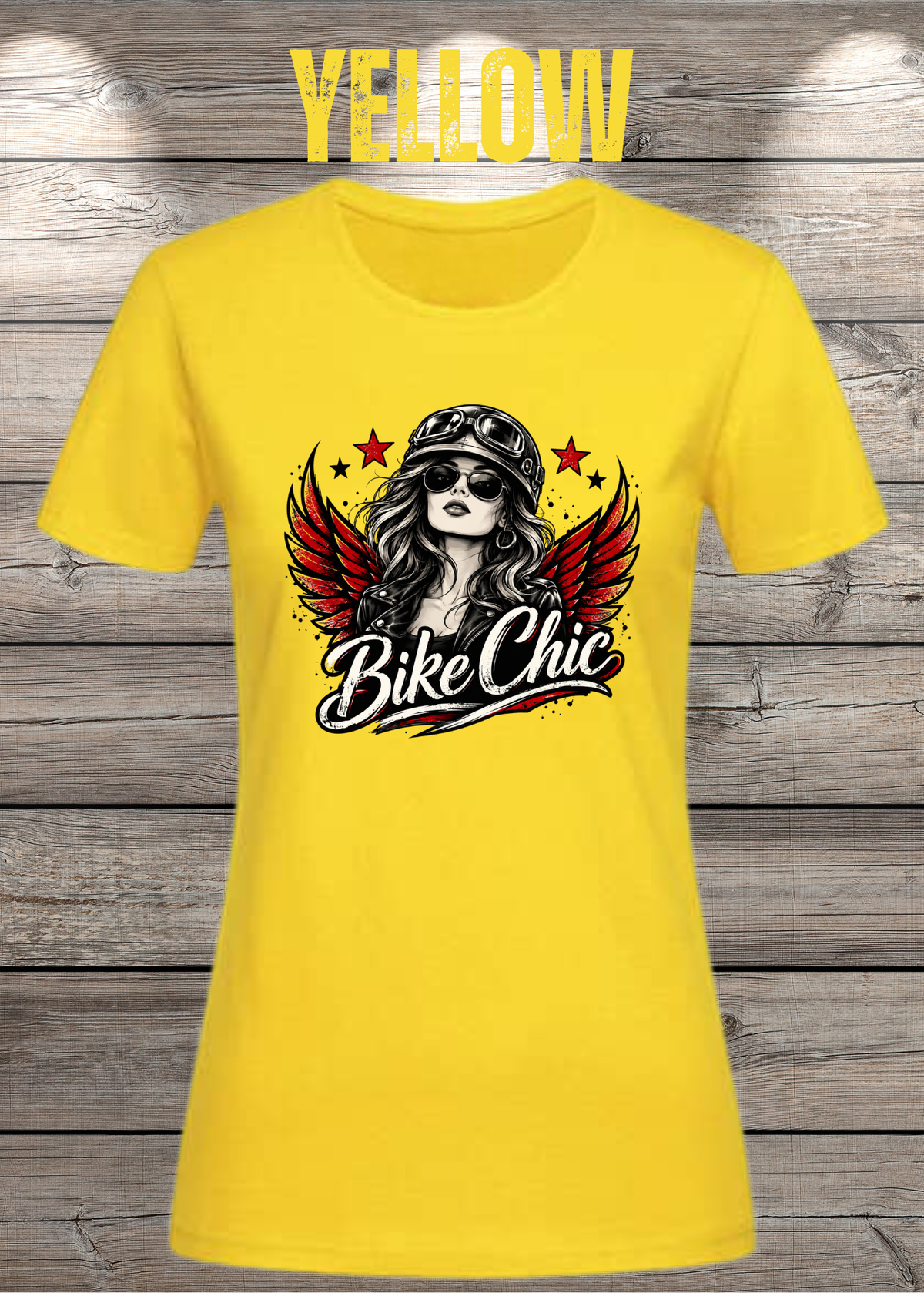 Bike Chic – Damen Biker T-Shirt | Rockiges Motorrad Shirt