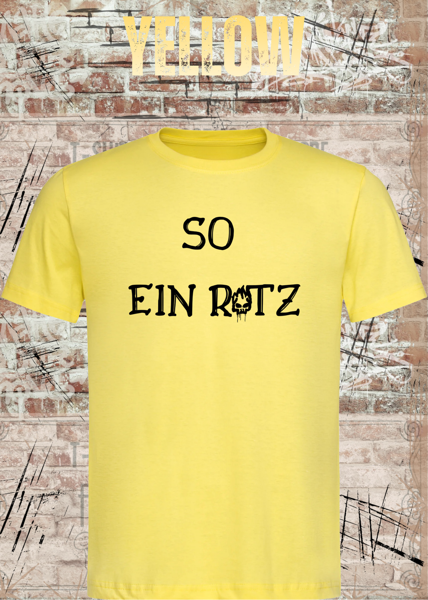 Lustiges Unisex T-Shirt „So ein Rotz“ | Frecher Humor Spruch Shirt