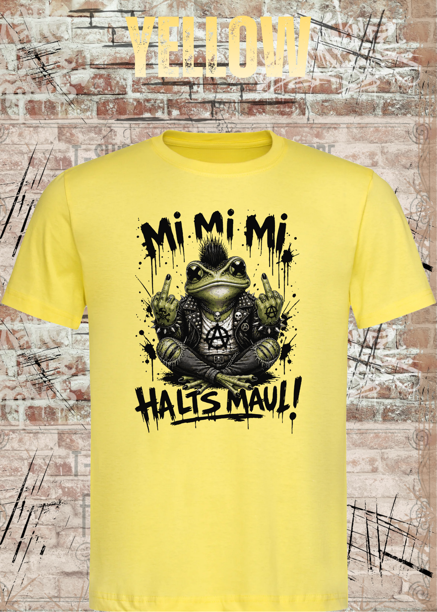 Motz-Frosch Fridolin T-Shirt – Mi Mi Mi Halt’s Maul Punk Shirt