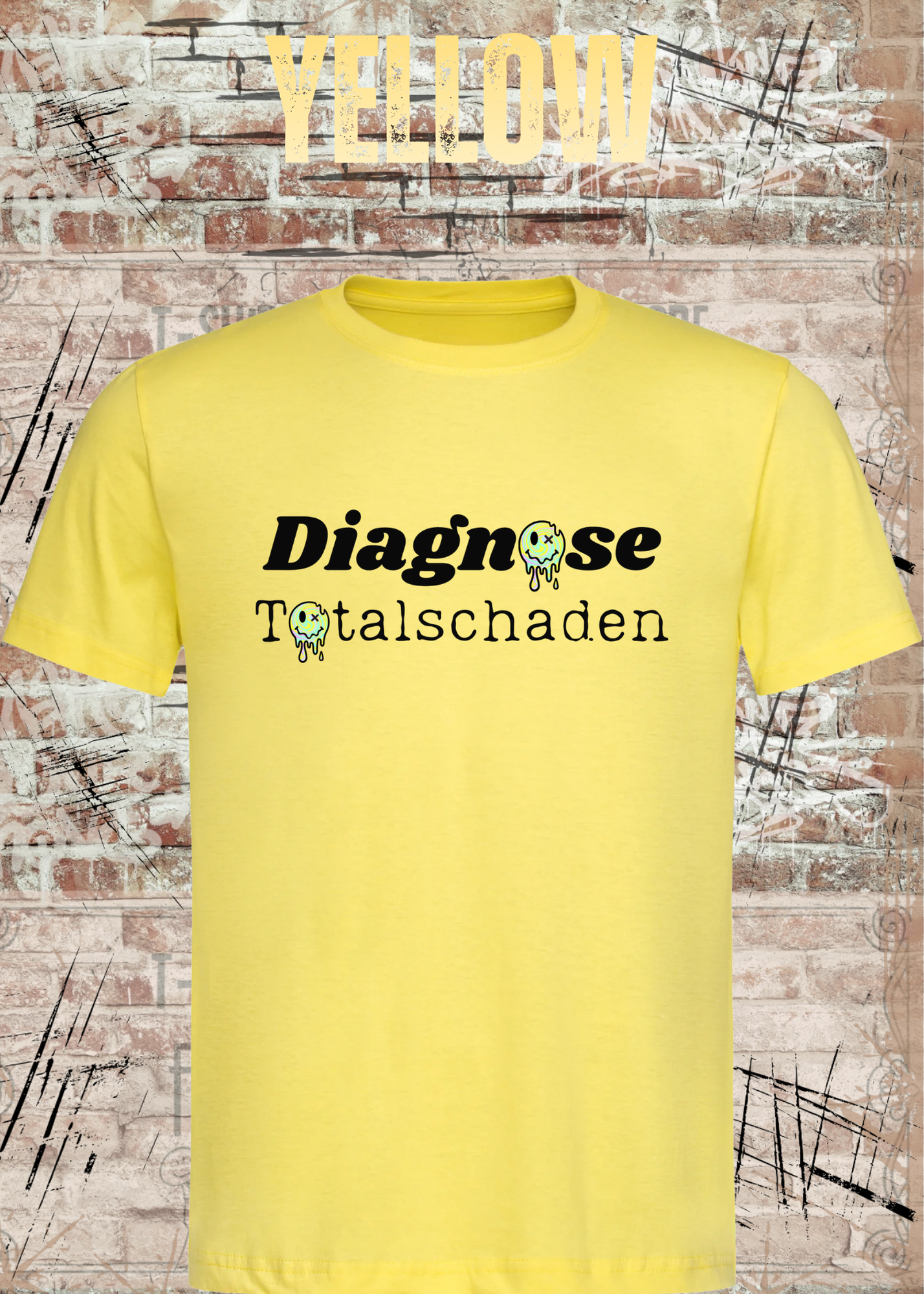 Diagnose Totalschaden – Lustiges T-Shirt mit schwarzem Humor