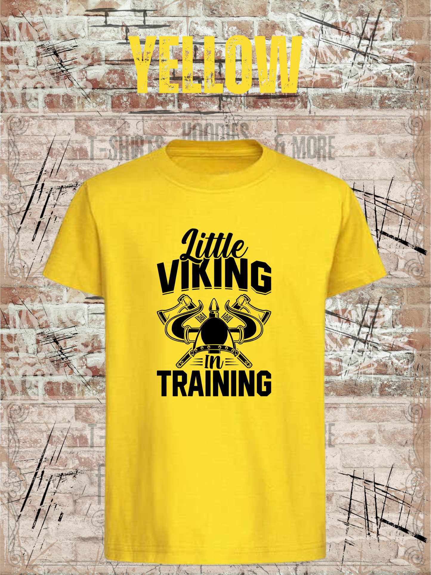 Kinder T-Shirt Little Viking in Training - Wikinger Shirt für Jungen & Mädchen