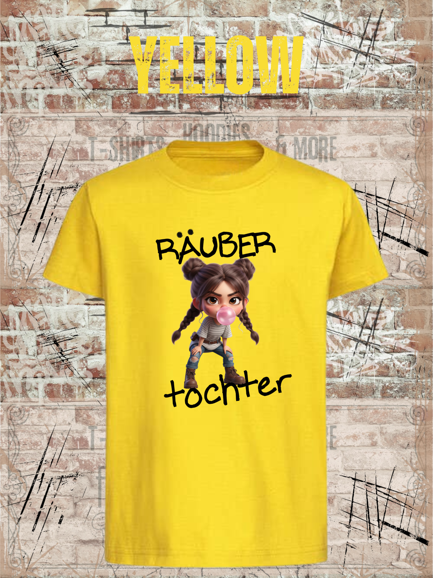 T-Shirt 'Räuber Tochter' - Witziges Geschenk für freche Kids