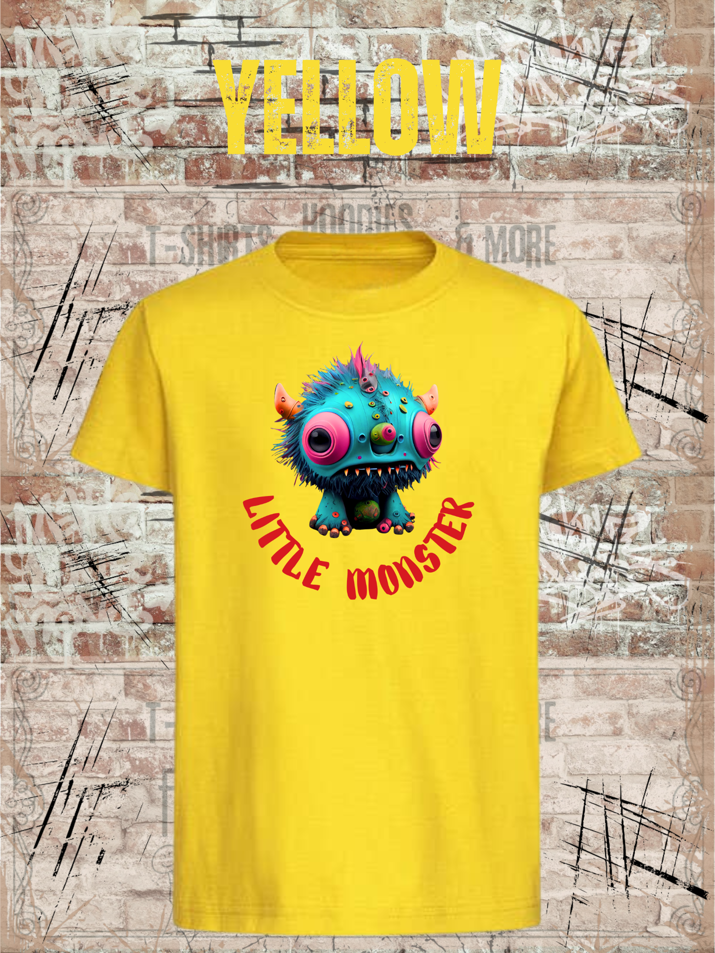 Kinder T-Shirt Little Monster - Süßes Monster Shirt für Kids