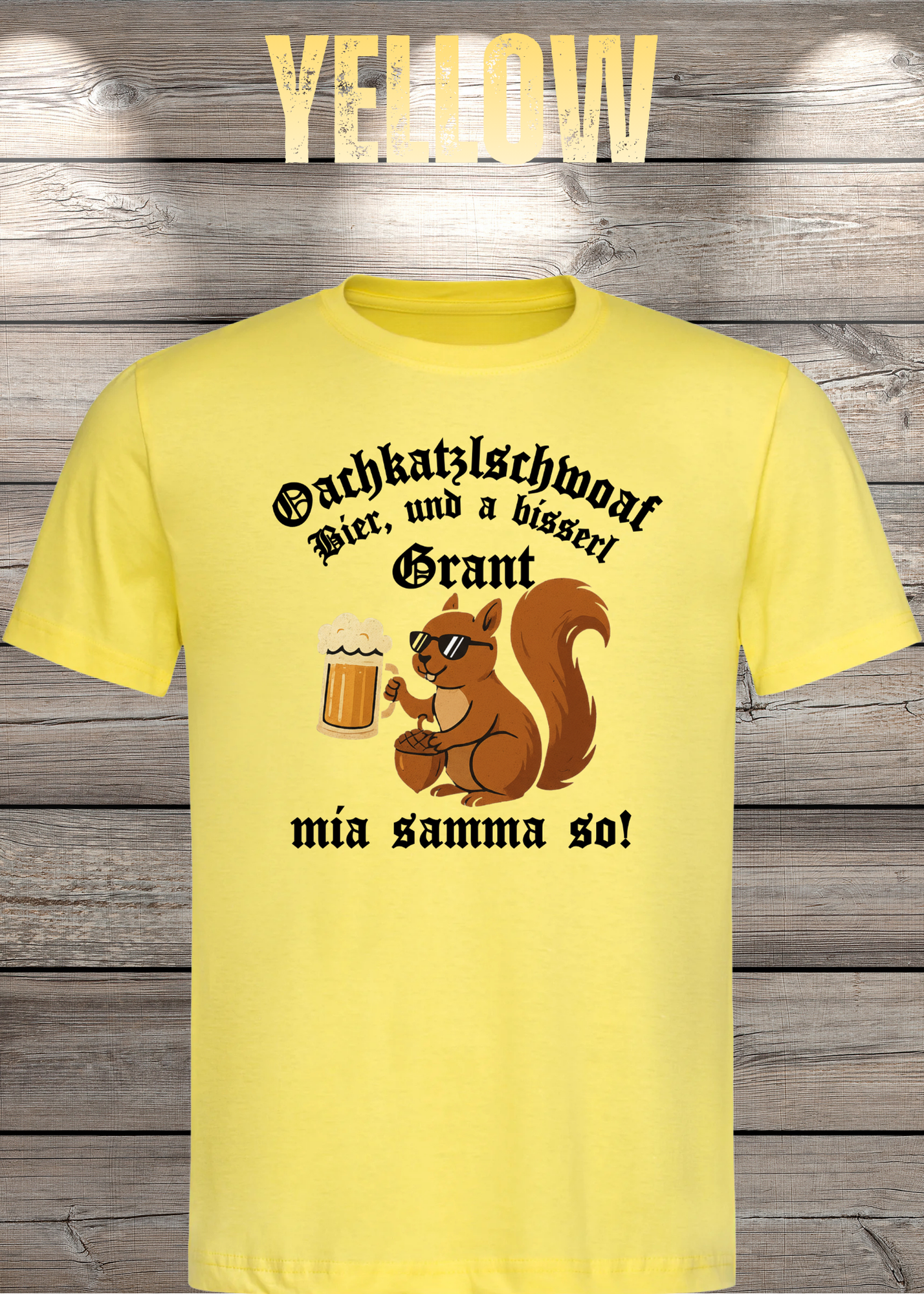 Oachkatzlschwoaf T-Shirt – Mia samma so! Lustiges Bayern Dialekt Shirt Unisex Geschenk