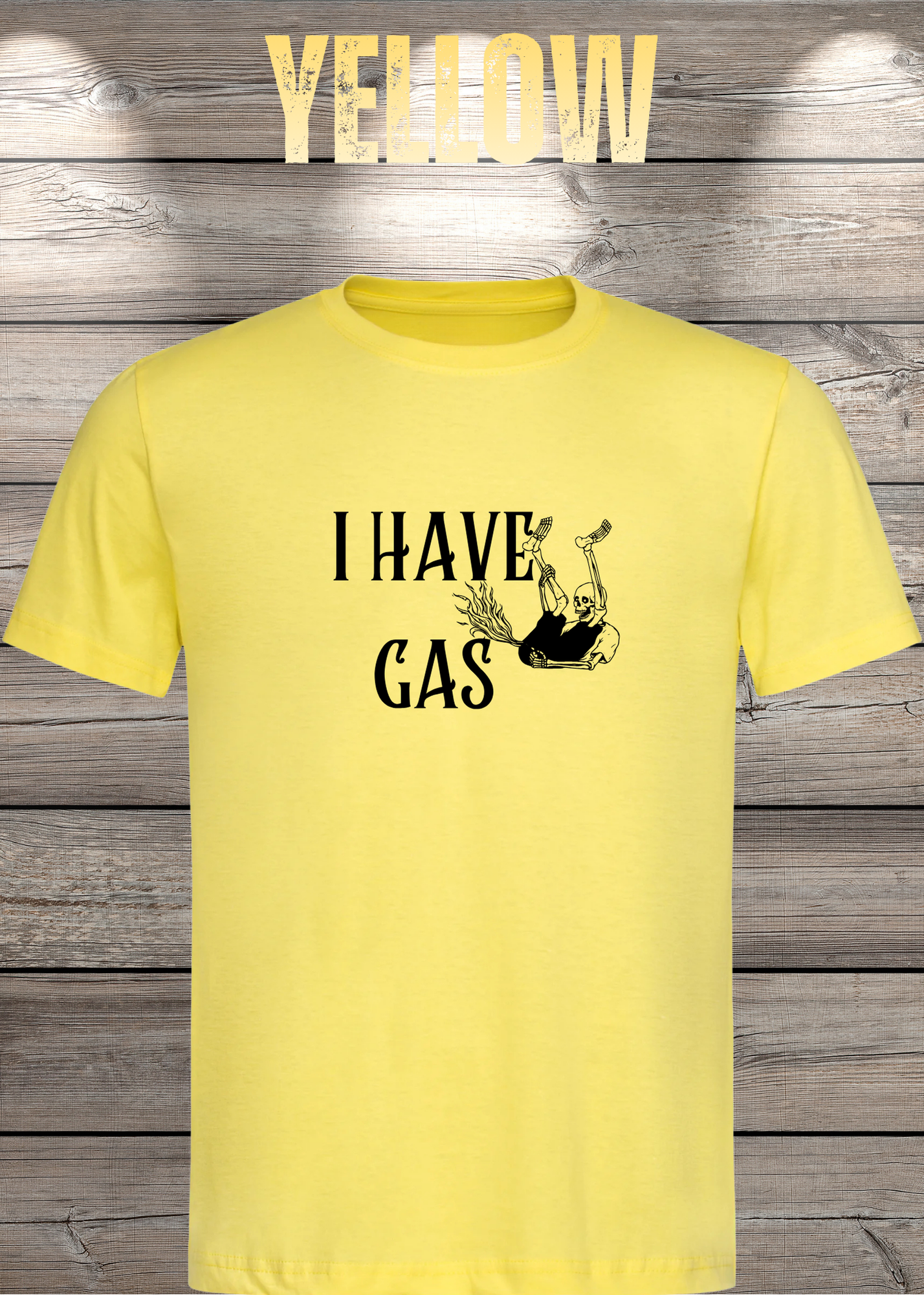 T-Shirt 'I Have Gas' - Sarkastisches Pupsen-Shirt für Ehrliche