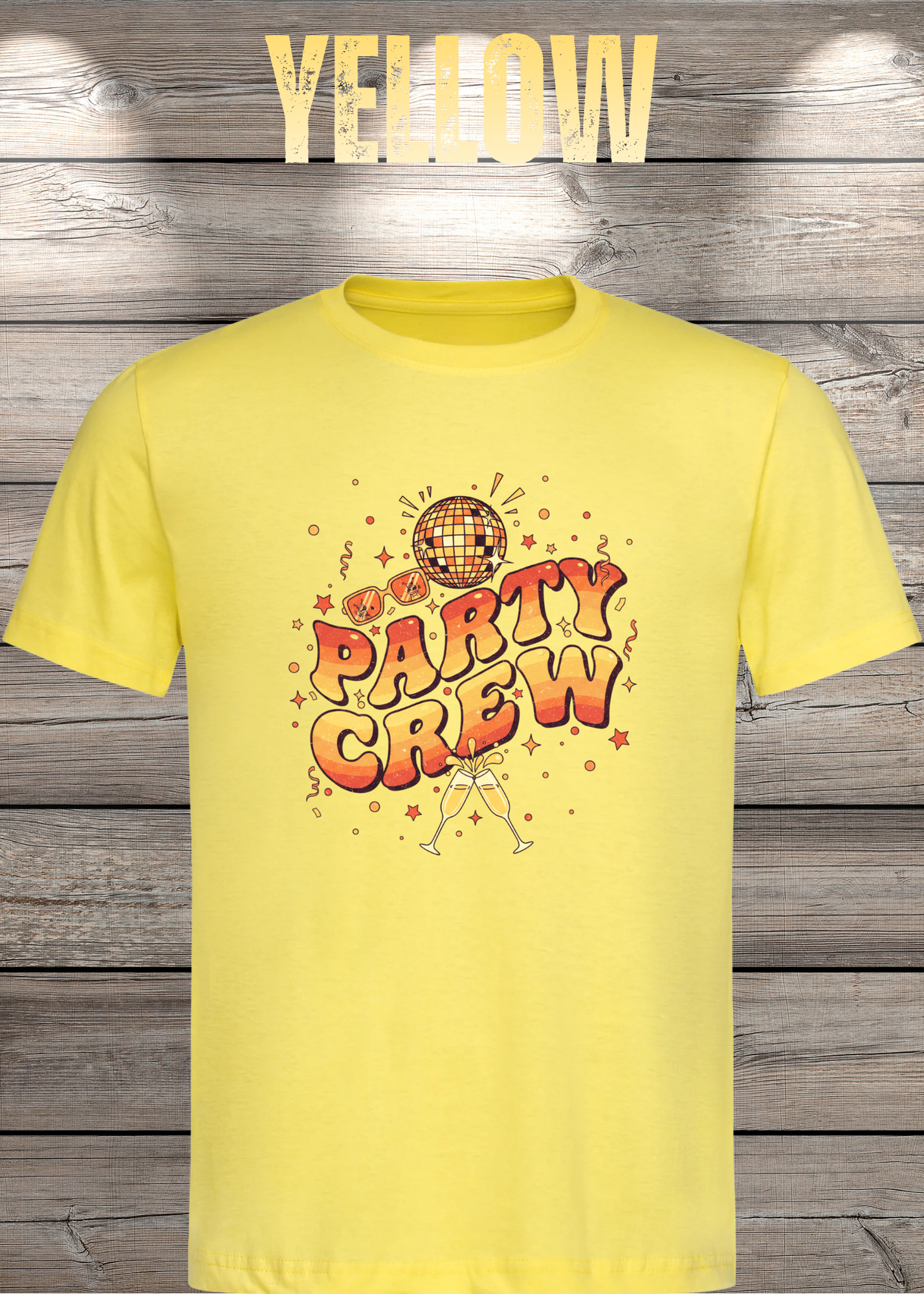 T-Shirt 'Party Crew' - Witziges Party-Shirt für echte Feierlöwen