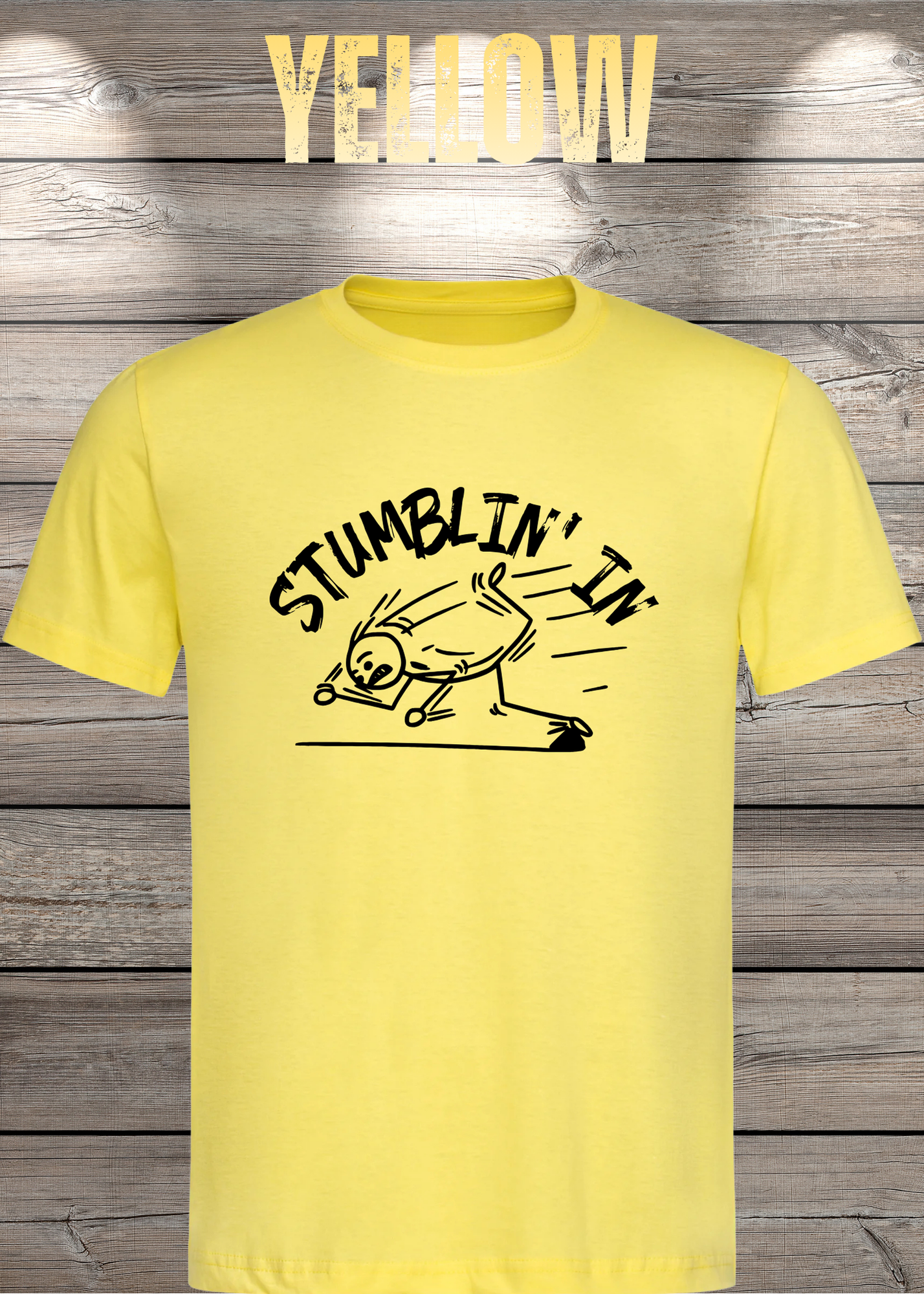 Stumblin' In - Witziges Musik T-Shirt mit Spruch