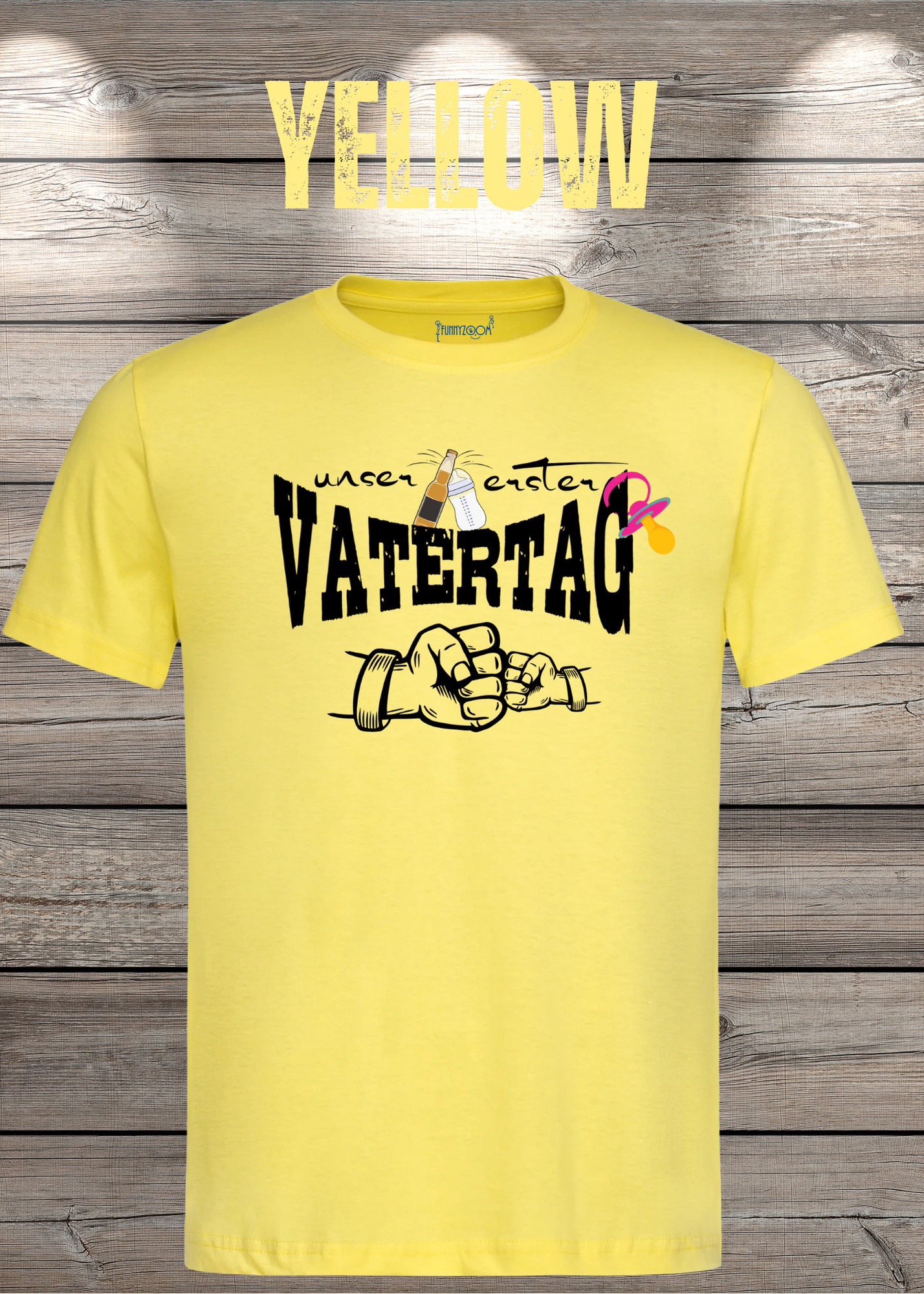 Herren T-Shirt für Papas mit Mädels Unser erster Vatertag Partnerschirt Vater Tochter T-Shirt Geschenkidee Witziges Papa T-Shirt