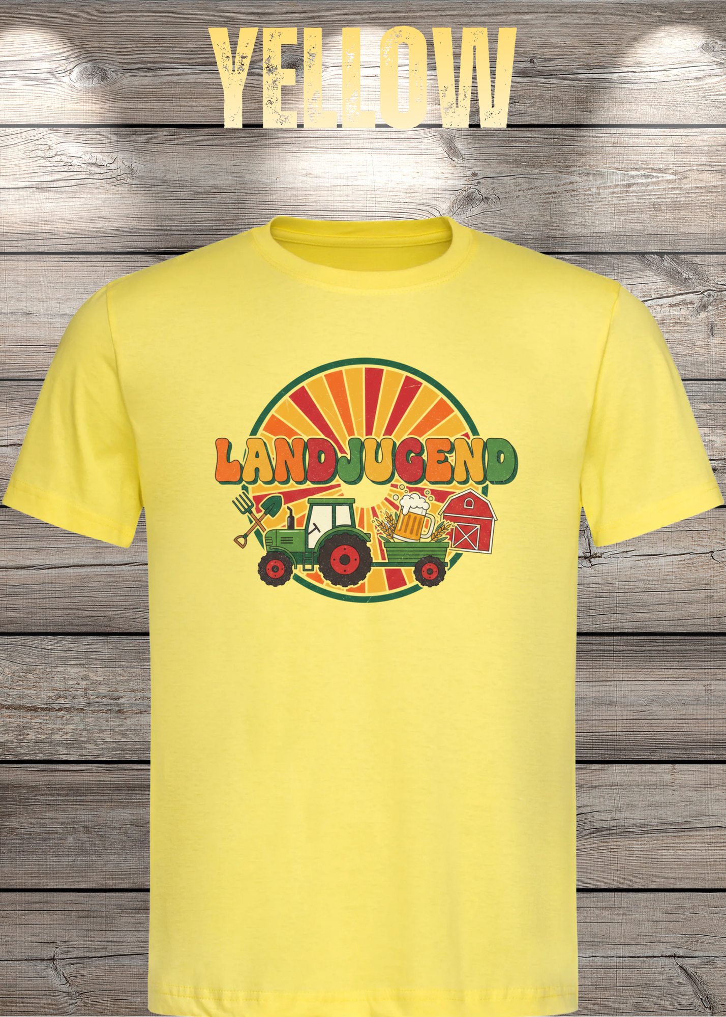 T-Shirt 'Landjugend' - Witziges Statement-Shirt für Landliebhaber