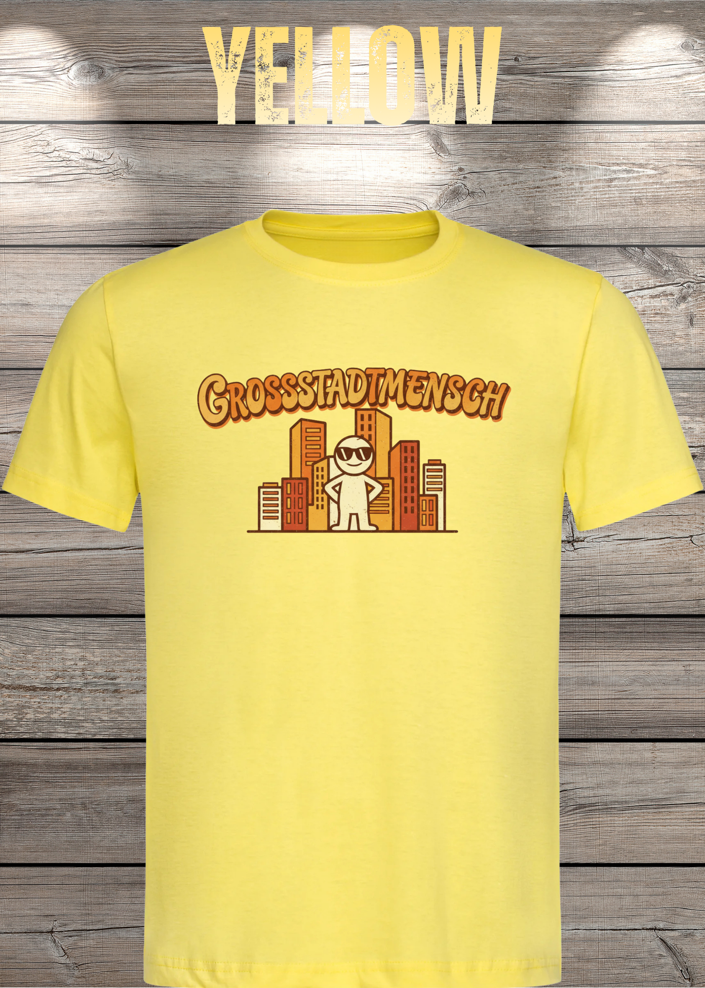 T-Shirt 'Großstadtmensch' - Witziges City-Shirt für Stadtliebhaber