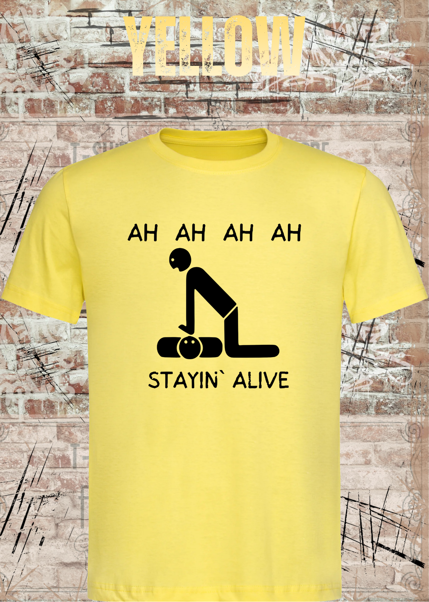 Stayin Alive T-Shirt – Lustiges Rettungsdienst & Krankenpflege Shirt Geschenk