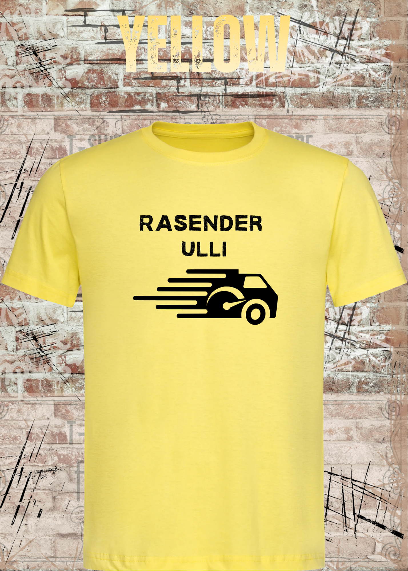 Paketfahrer T-Shirt mit Wunschname – Rasender Wunschname | Lustiges Geschenk für Zusteller