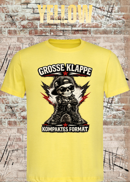 Große Klappe – Kompaktes Format | Unisex T-Shirt
