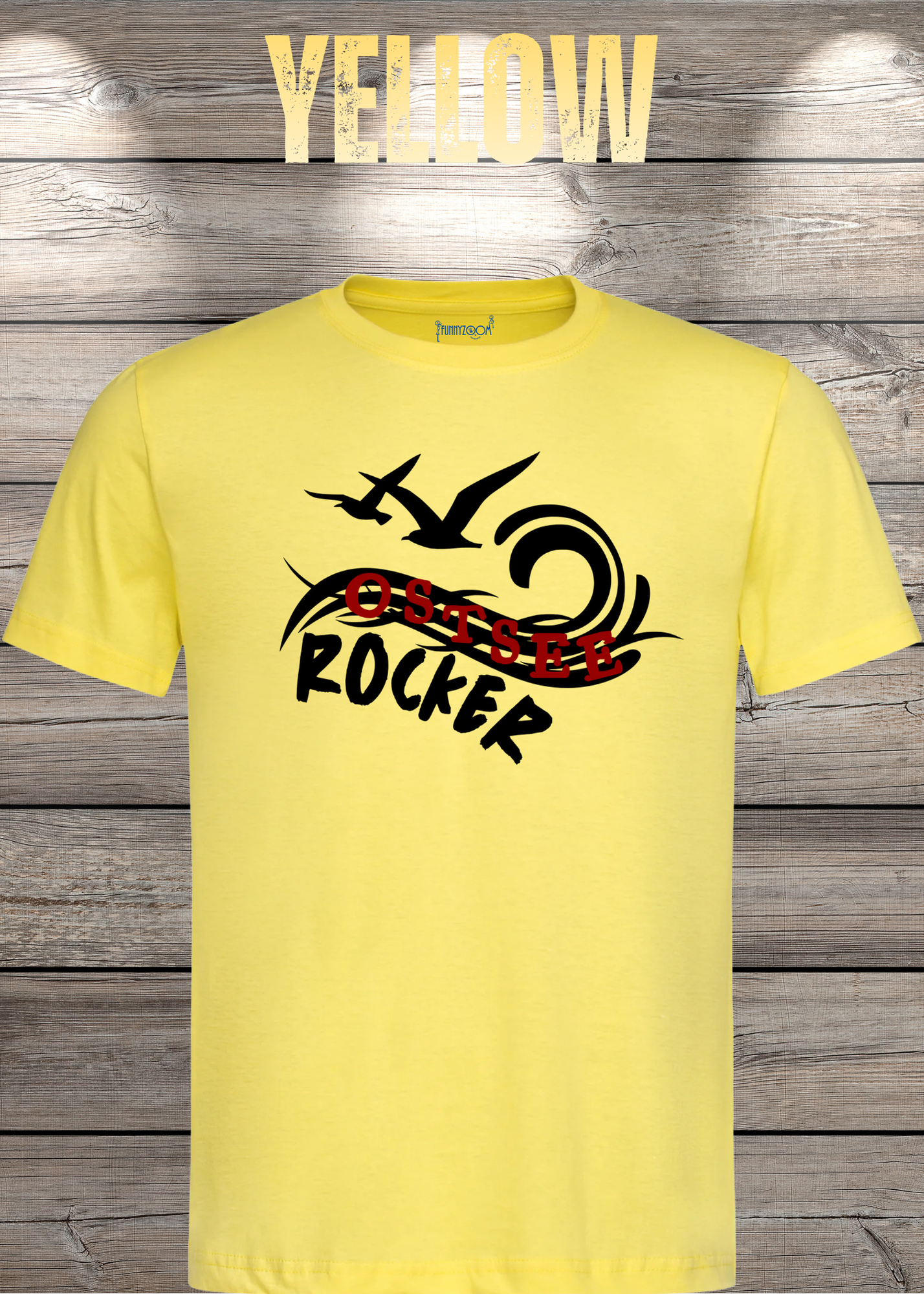 T-Shirt 'Ostsee Rocker' - Norddeutschland Geschenk Unisex Küsten-Style