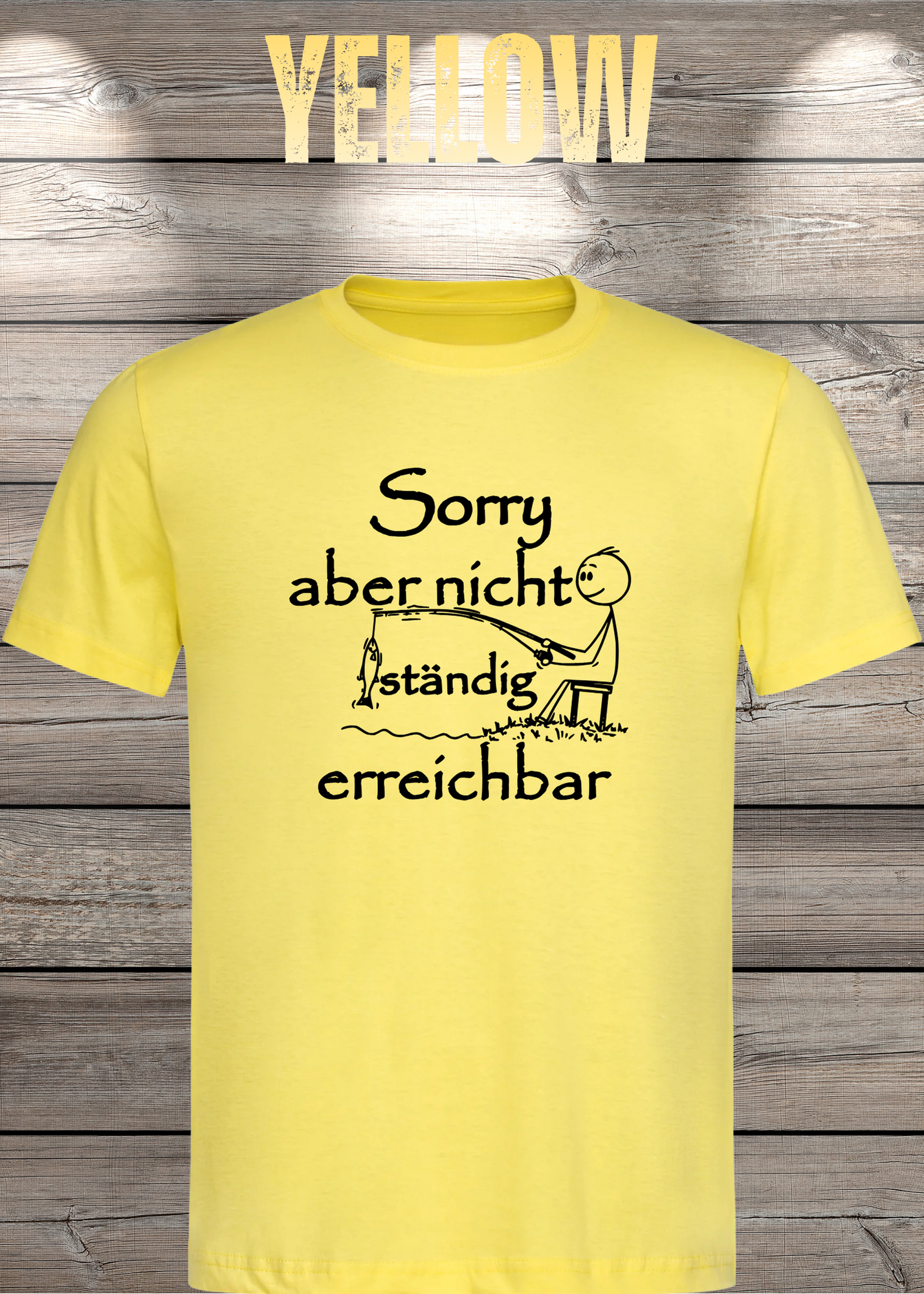T-Shirt 'Sorry aber nicht ständig erreichbar' - Witziges Spruch-Shirt für Grenzensetzer