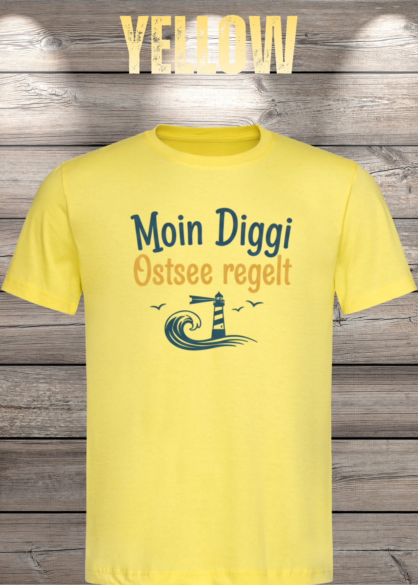 Unisex T-Shirt Moin Diggi Ostsee regelt