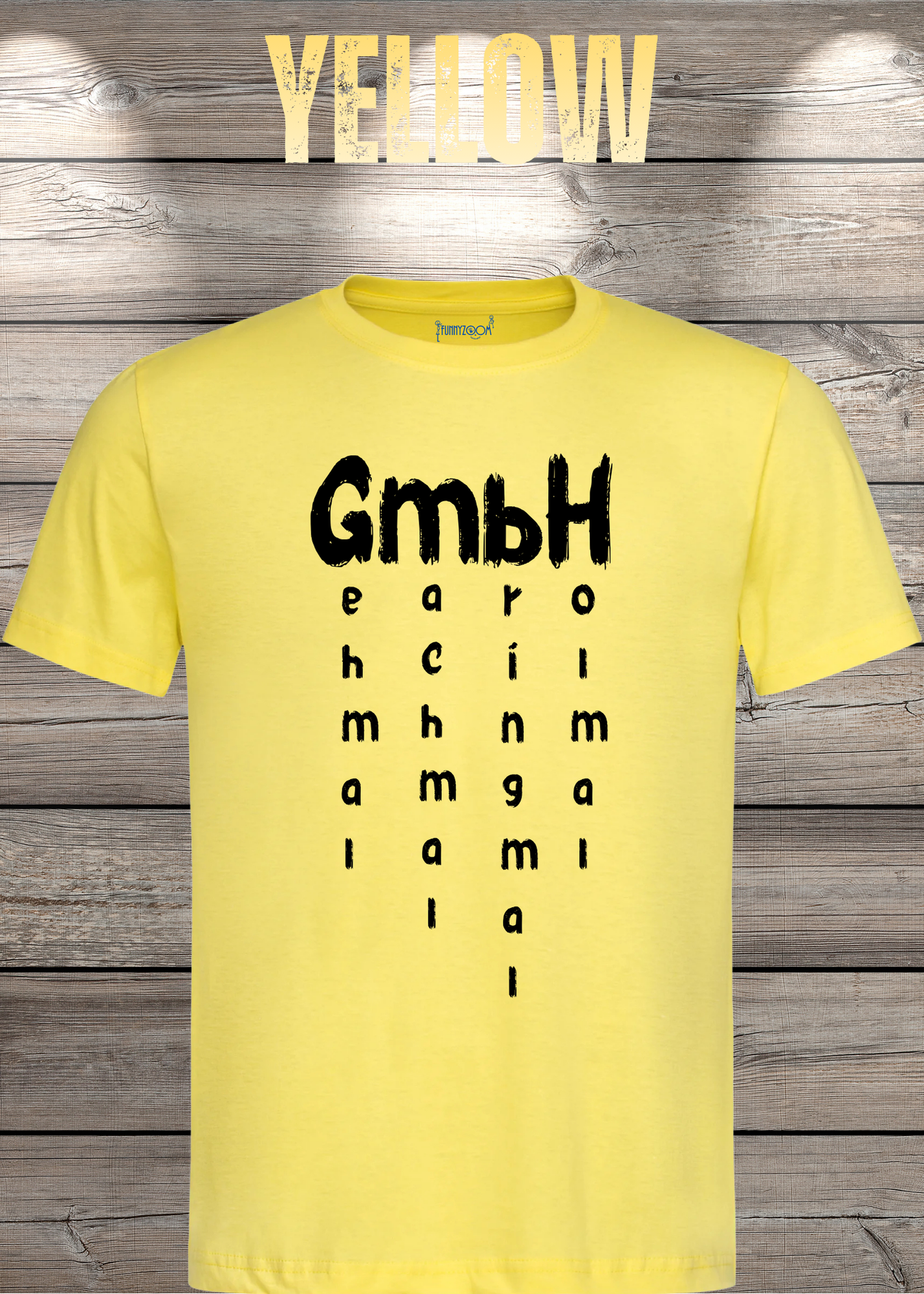 GmbH T-Shirt - Geh mal mach mal bring mal hol mal - Witziges Büro Statement Shirt - Lustiges Geschenk Unisex