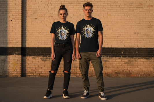 Black Opal – Frau & Mann im Egyptian Pharaoh Shirt