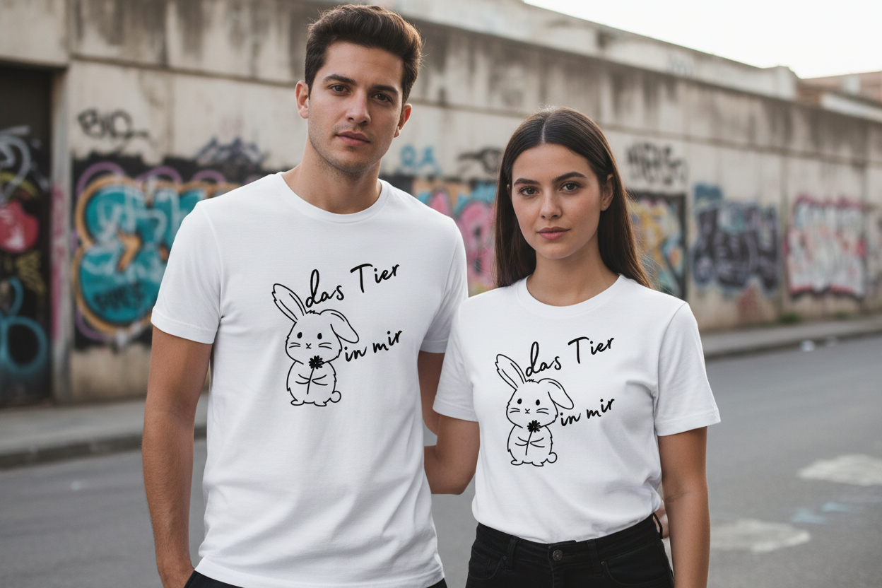 Das Tier in mir T-Shirt - Urban Lifestyle Vorderseiten