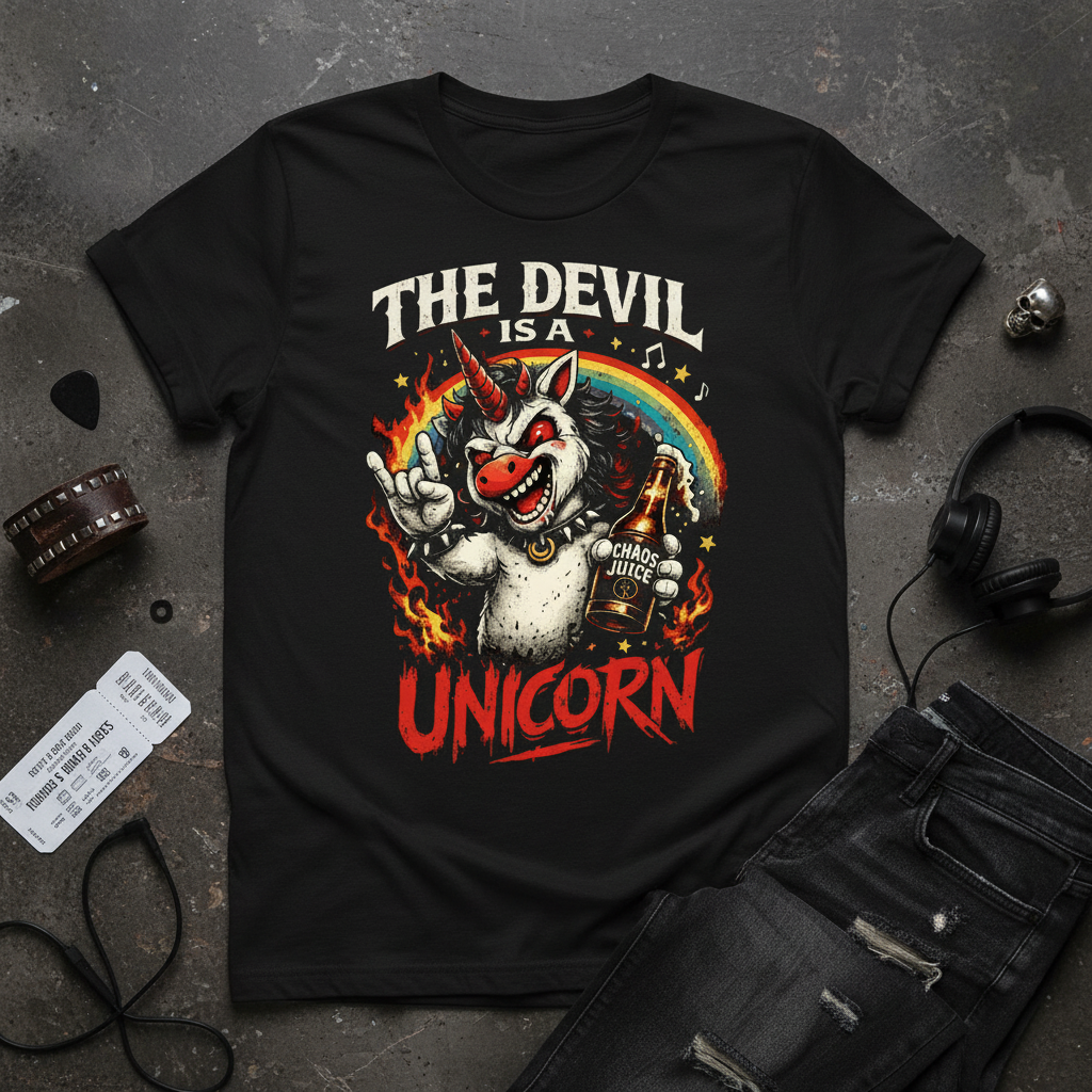 Devil is a Unicorn – Flat Lay